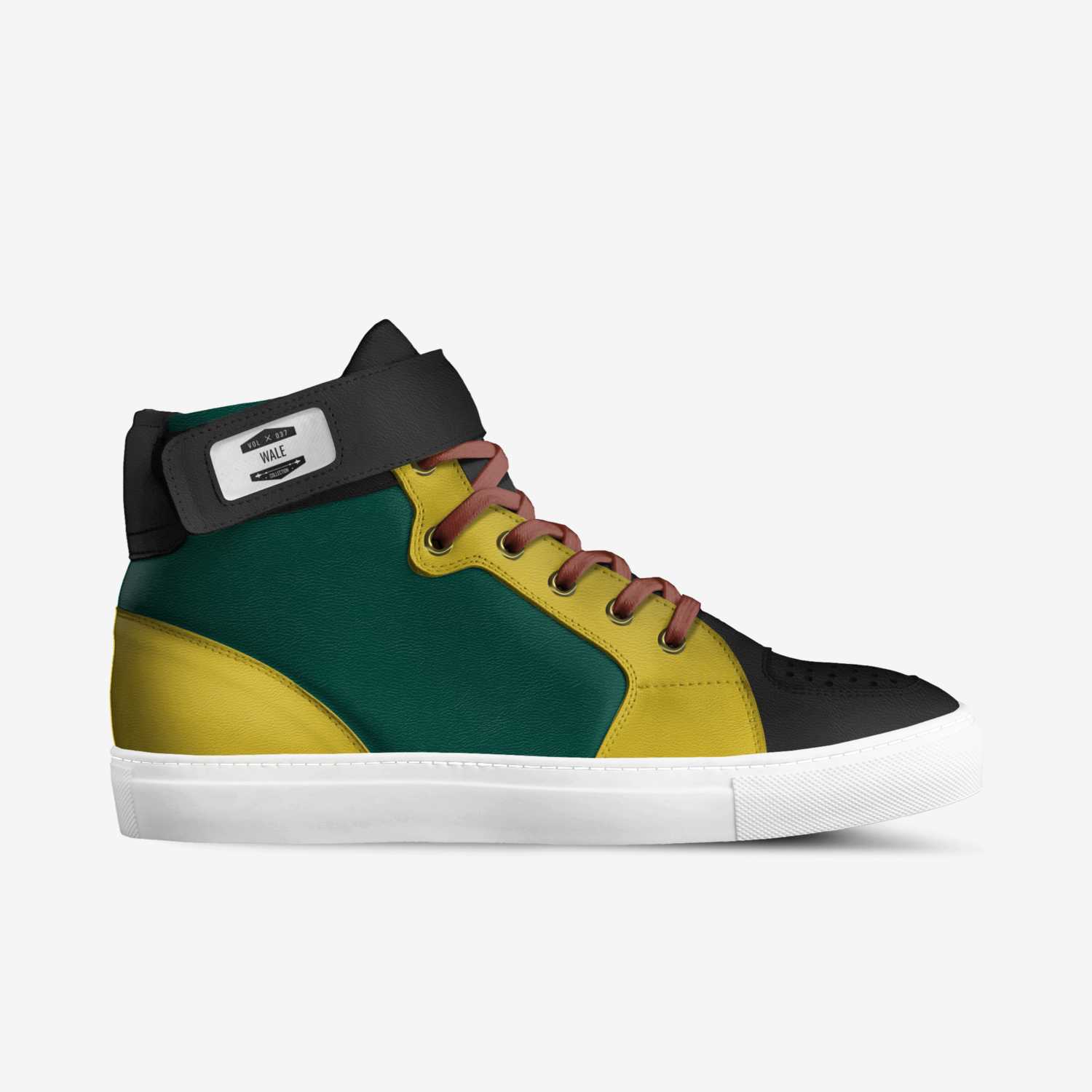 Wale custom made in Italy shoes by Adewale Fale | Side view