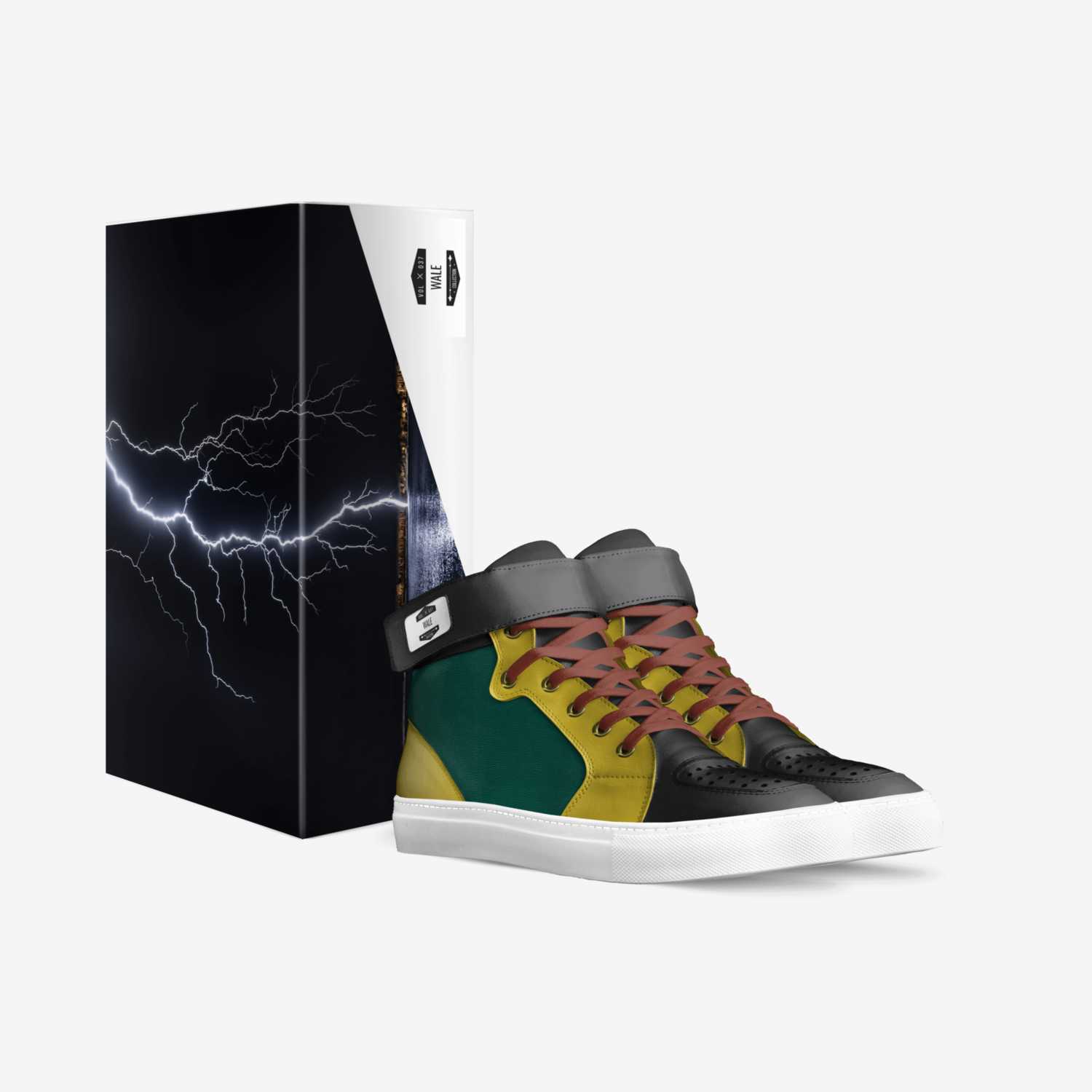 Wale custom made in Italy shoes by Adewale Fale | Box view