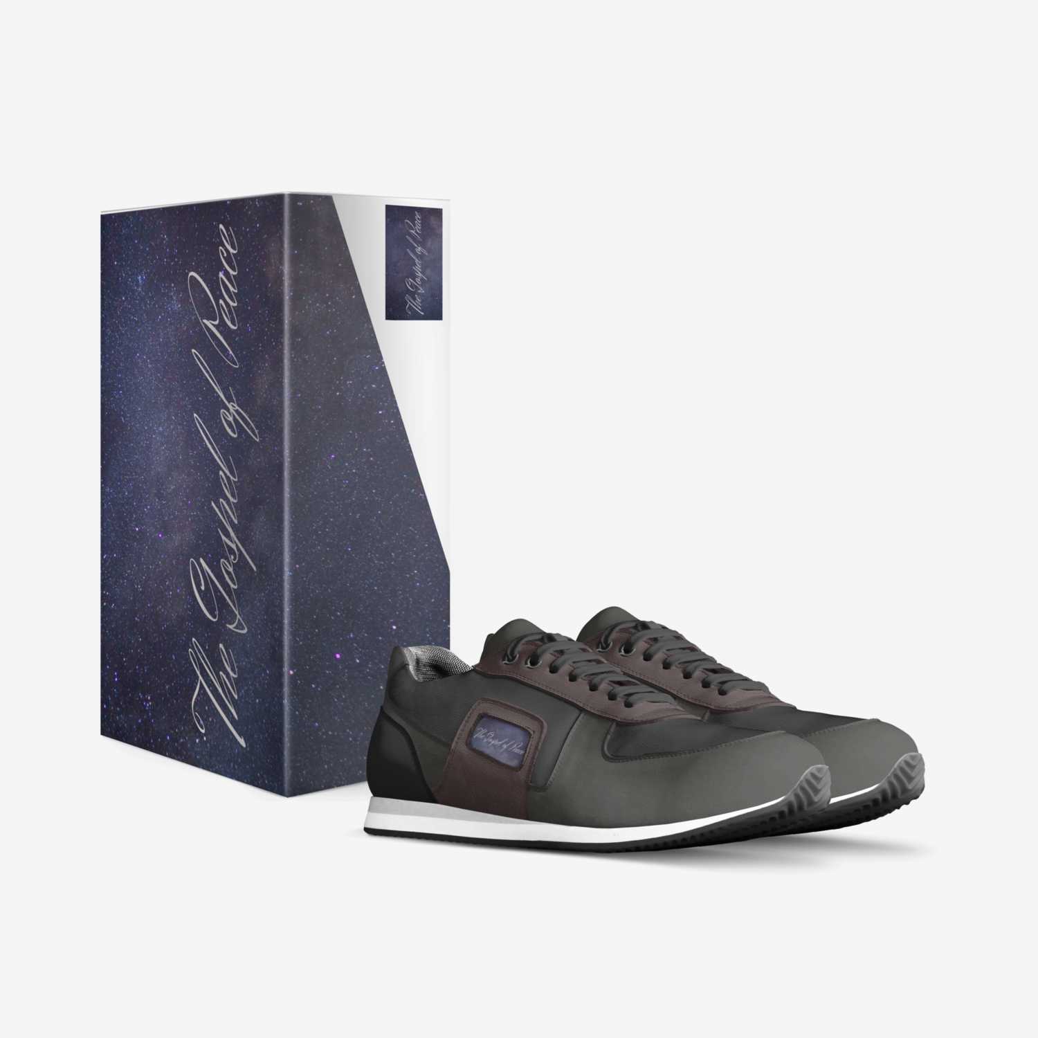 Gospel of Peace custom made in Italy shoes by Luke Campbell | Box view