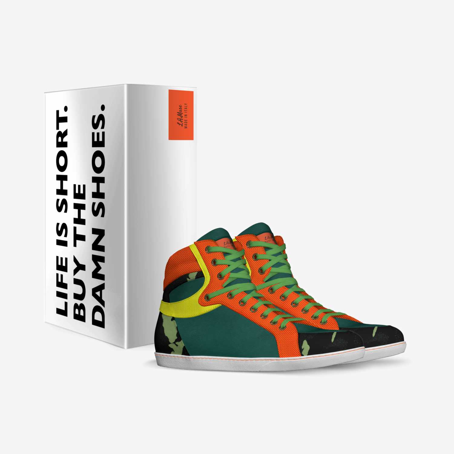 Robertson custom made in Italy shoes by Amargeaux Rai | Box view