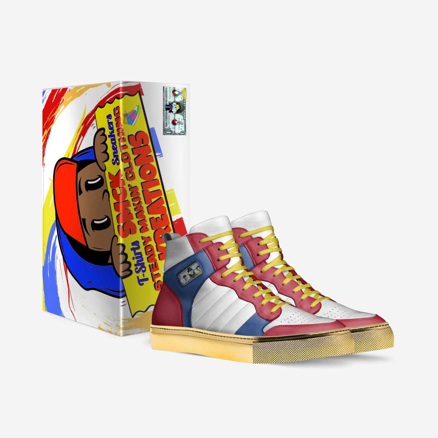 Scrooge McDuck custom made in Italy shoes by Shawn Mcnair | Box view