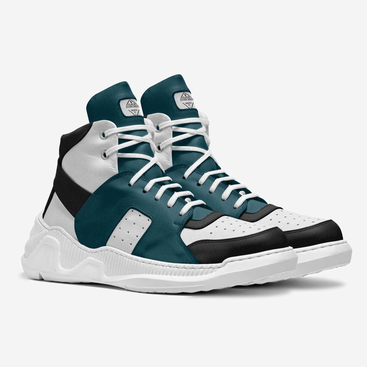 storm shoes custom made in Italy shoes by Özge Özkan | Double view