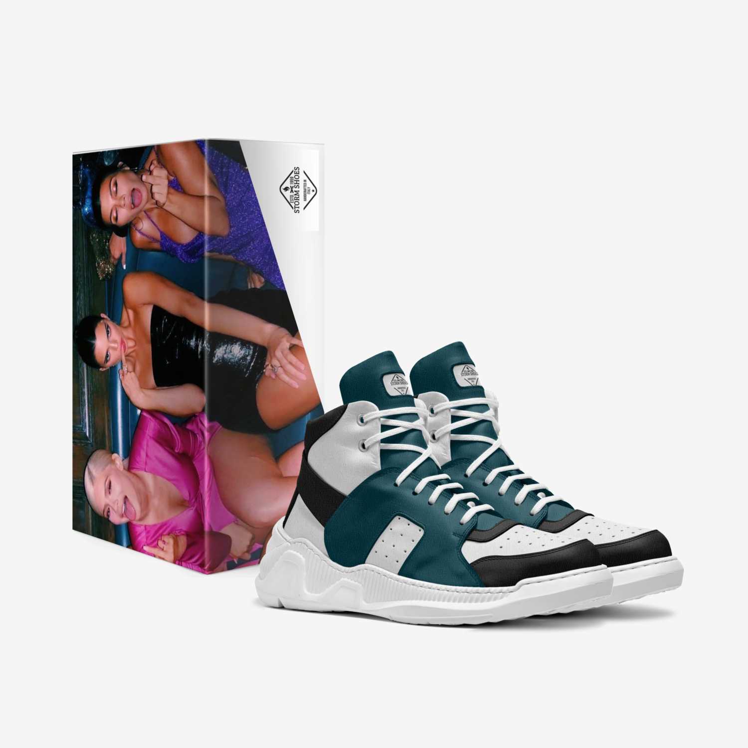 storm shoes custom made in Italy shoes by Özge Özkan | Box view