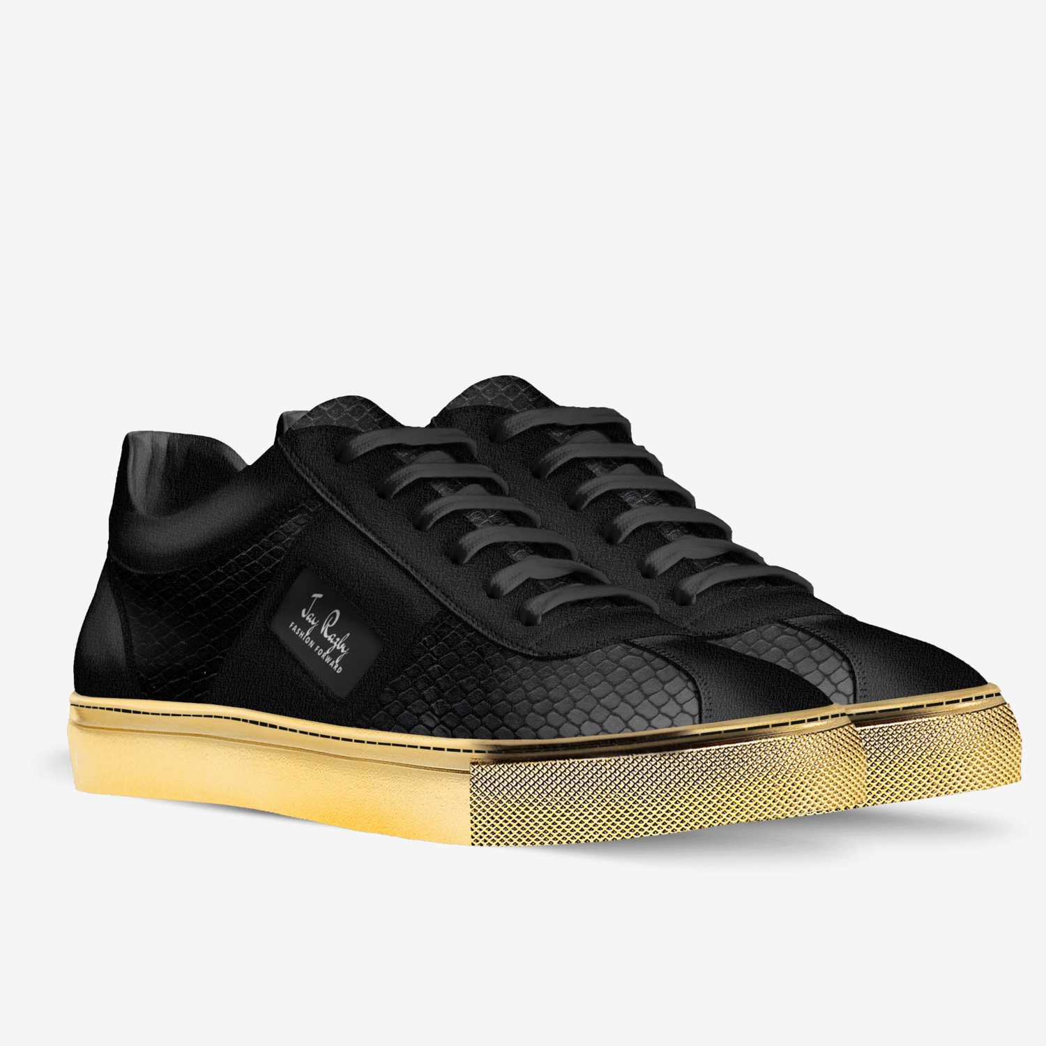 Jay Razby  custom made in Italy shoes by Jay Rock | Double view