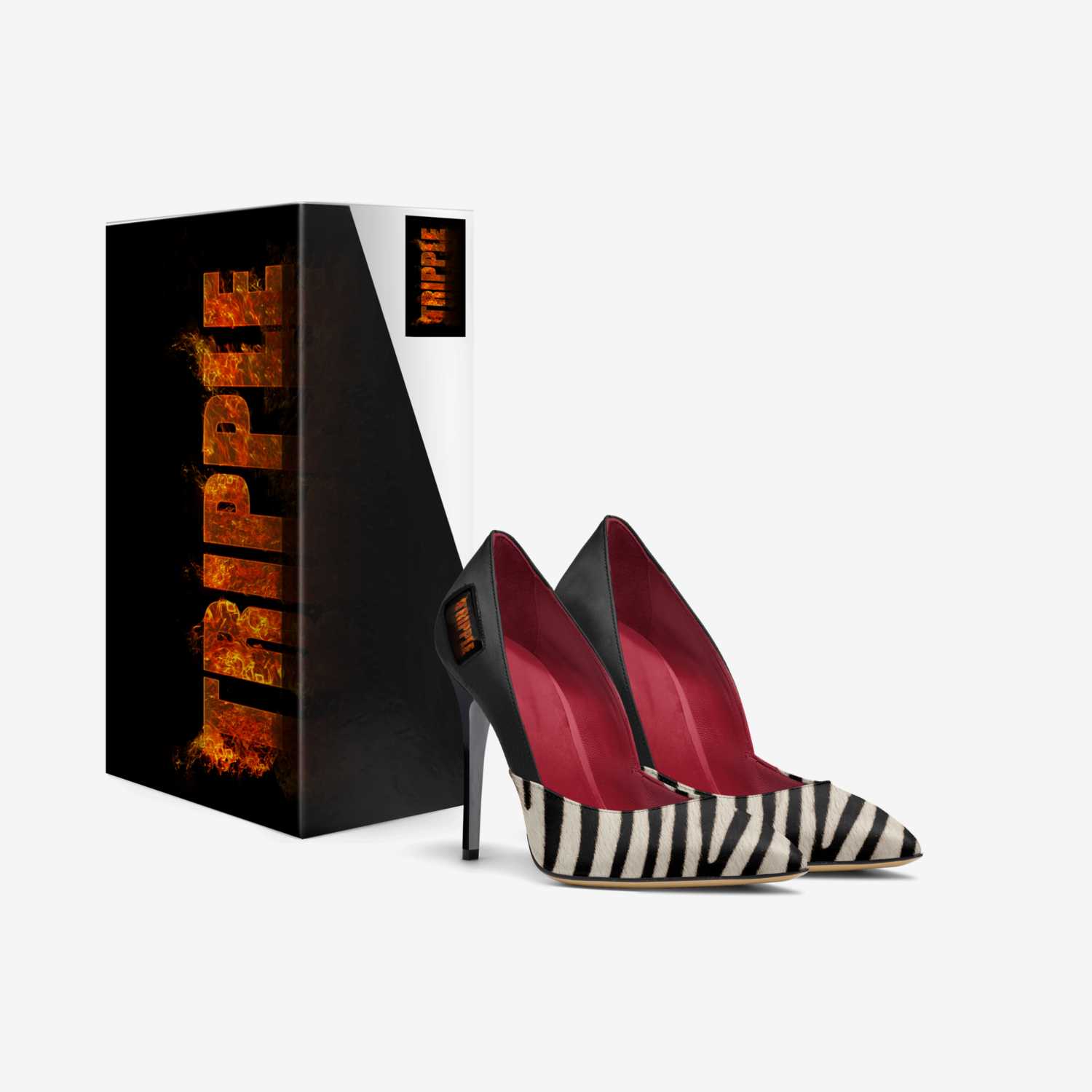TRIPPLE_LADYBling custom made in Italy shoes by Rachel Ekinde | Box view