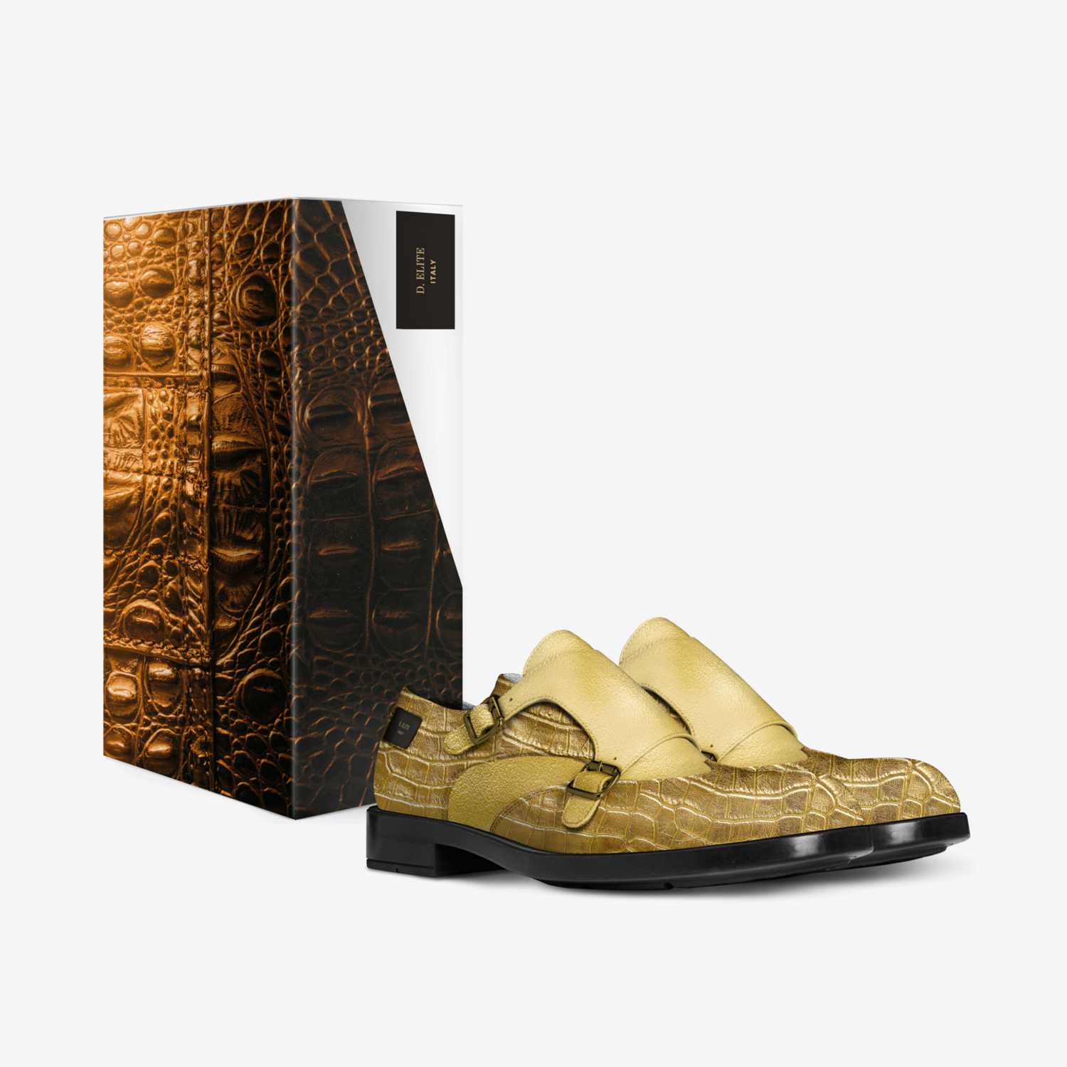 D. ELITE custom made in Italy shoes by Derek Moody | Box view