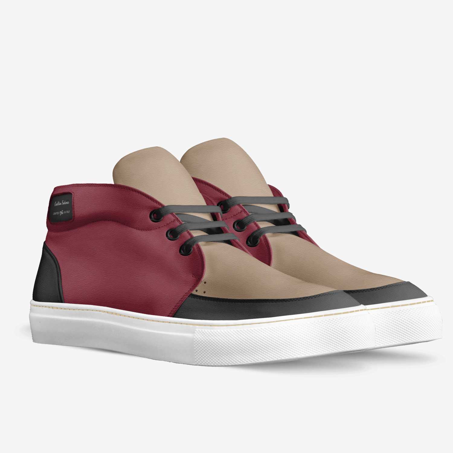 Coalition Footwear custom made in Italy shoes by Rashad Upshaw | Double view