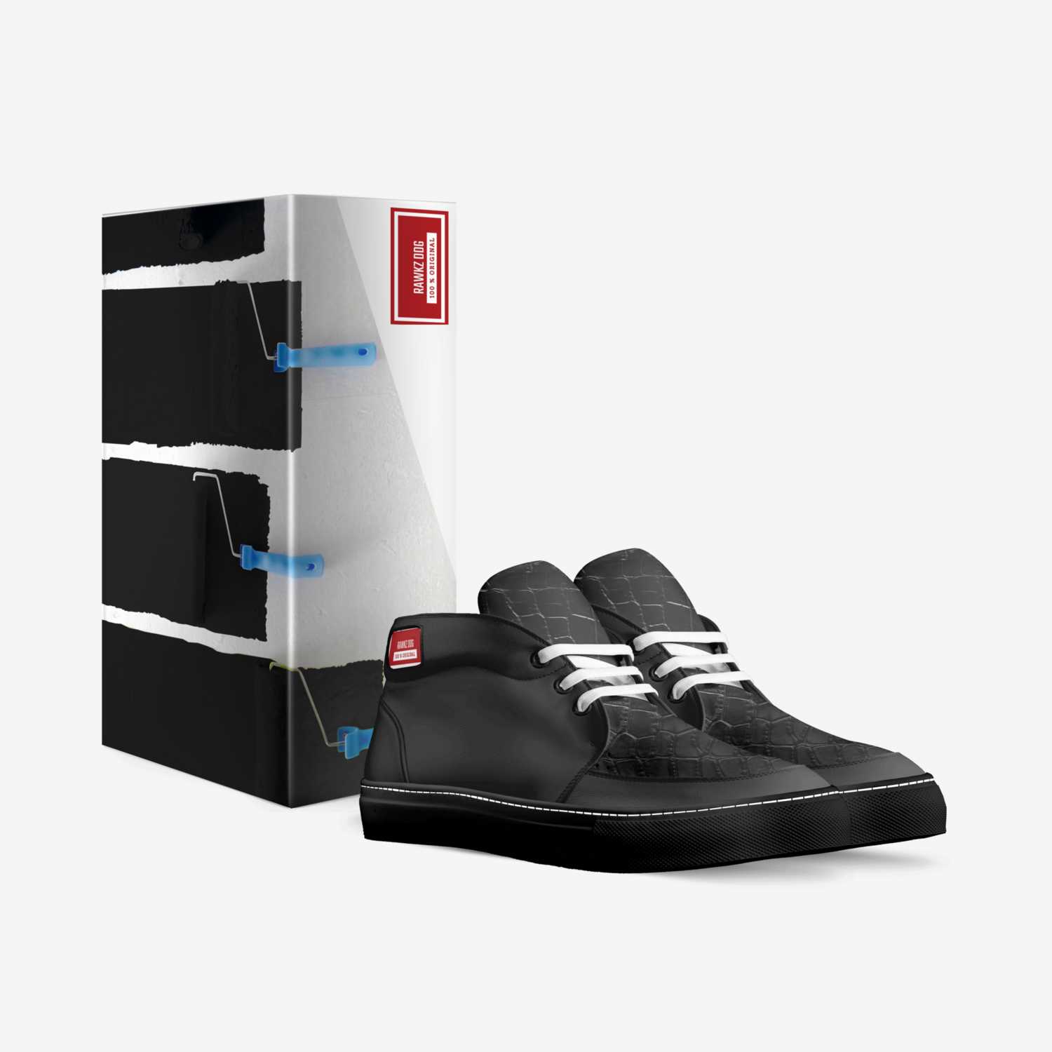 RAWKZ DDG custom made in Italy shoes by Sharon Dorsette | Box view