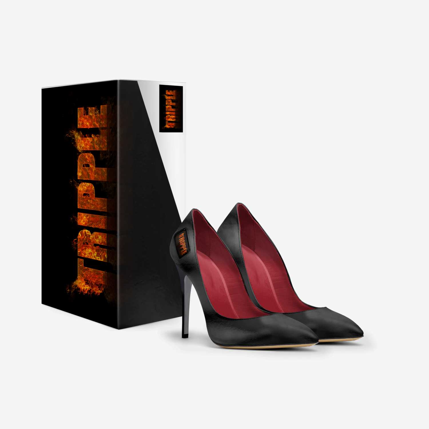 TRIPPLE_LADY custom made in Italy shoes by Rachel Ekinde | Box view
