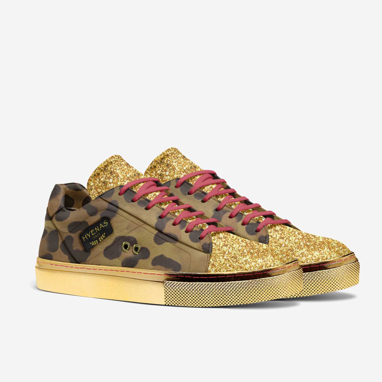 Sultan custom made in Italy shoes by Hyenas Brand Inc | Double view