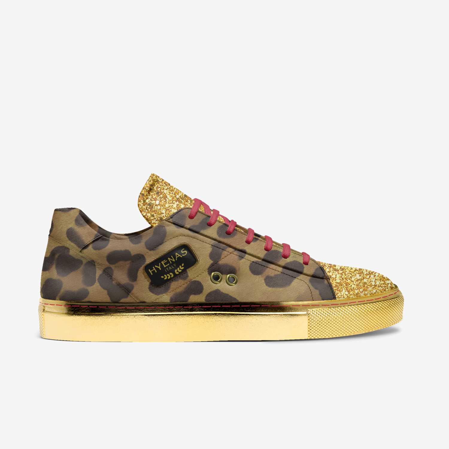 Sultan custom made in Italy shoes by Hyenas Brand Inc | Side view
