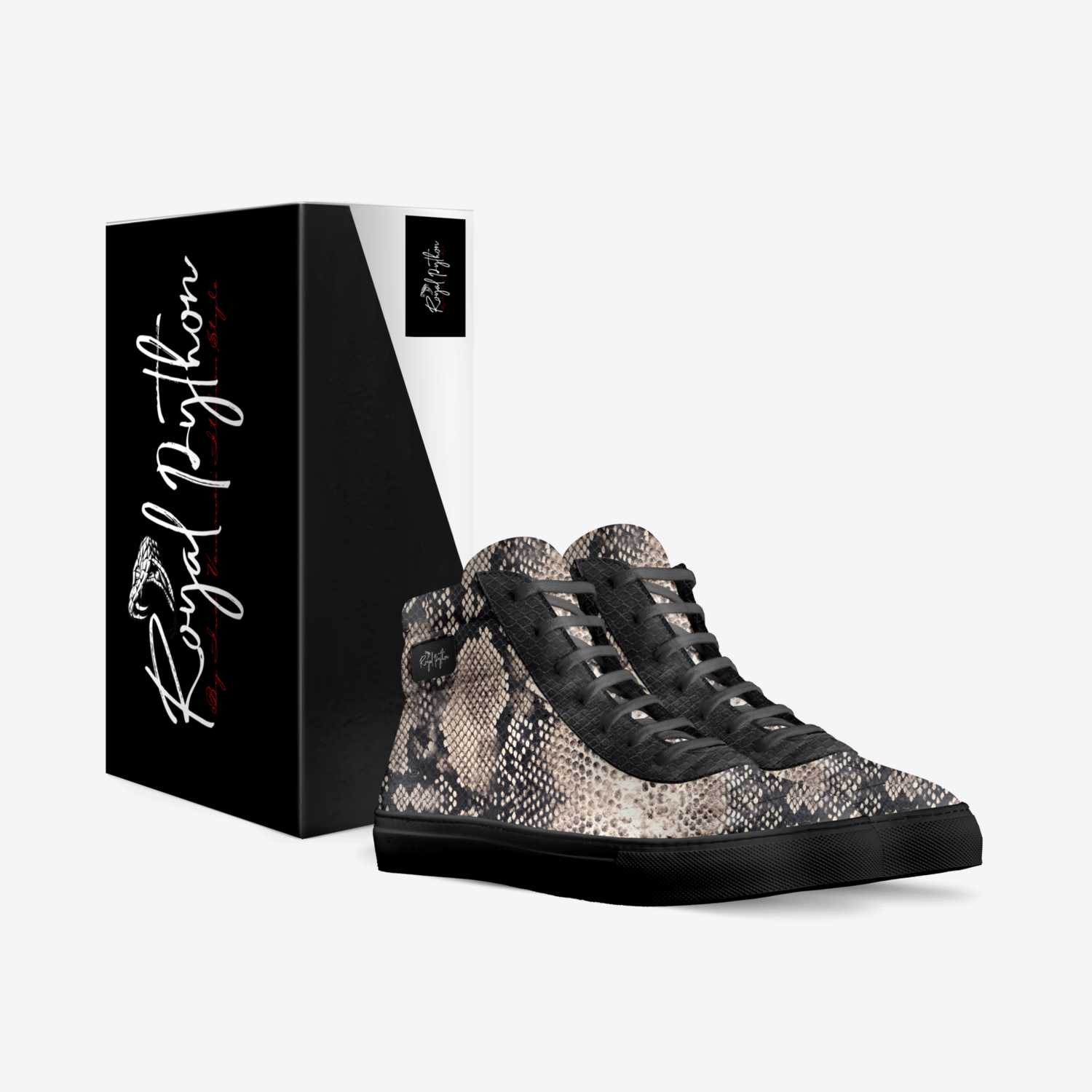 Royal Python custom made in Italy shoes by Ivan Venerucci | Box view