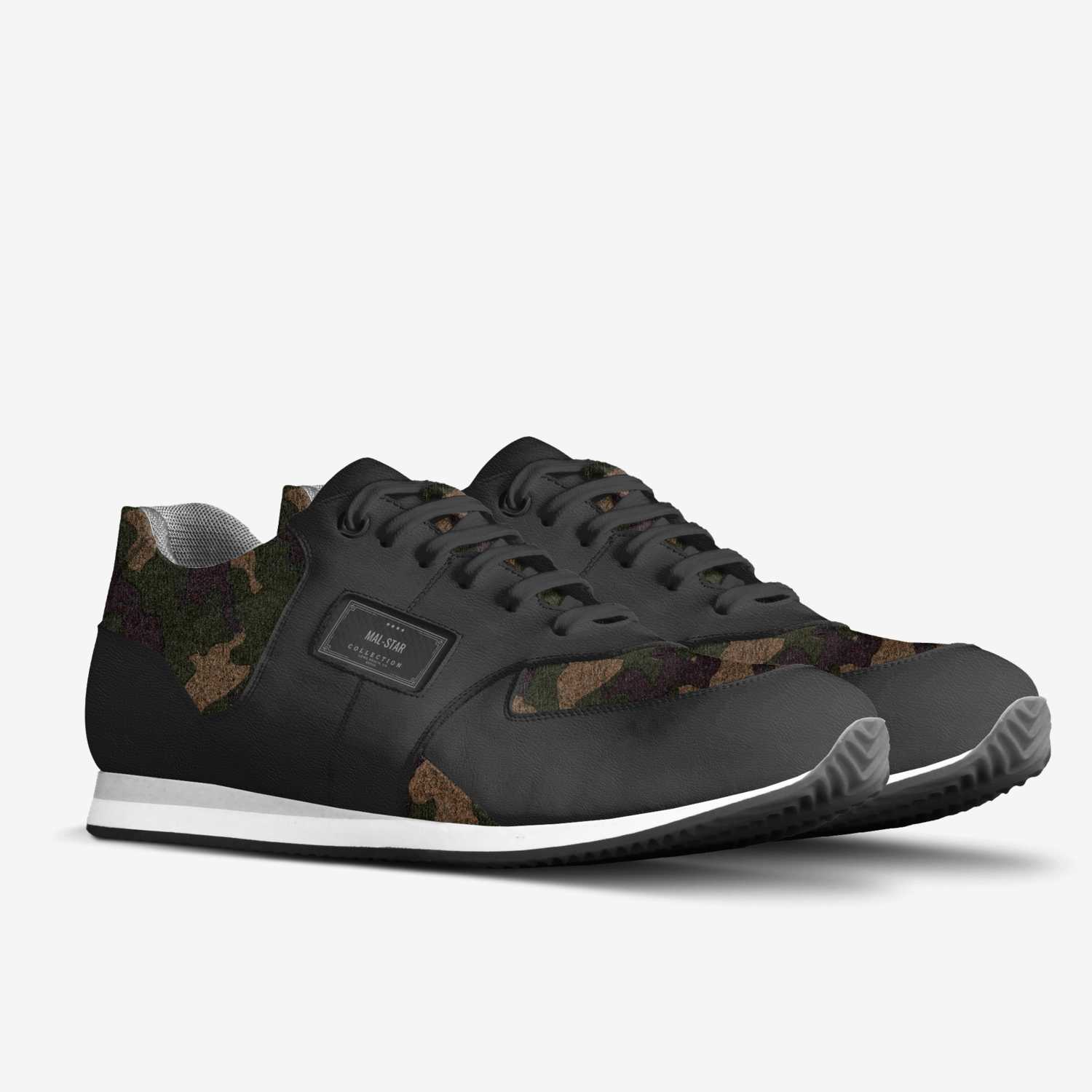 Mal-Star (Run) custom made in Italy shoes by Jamal Mccoy | Double view