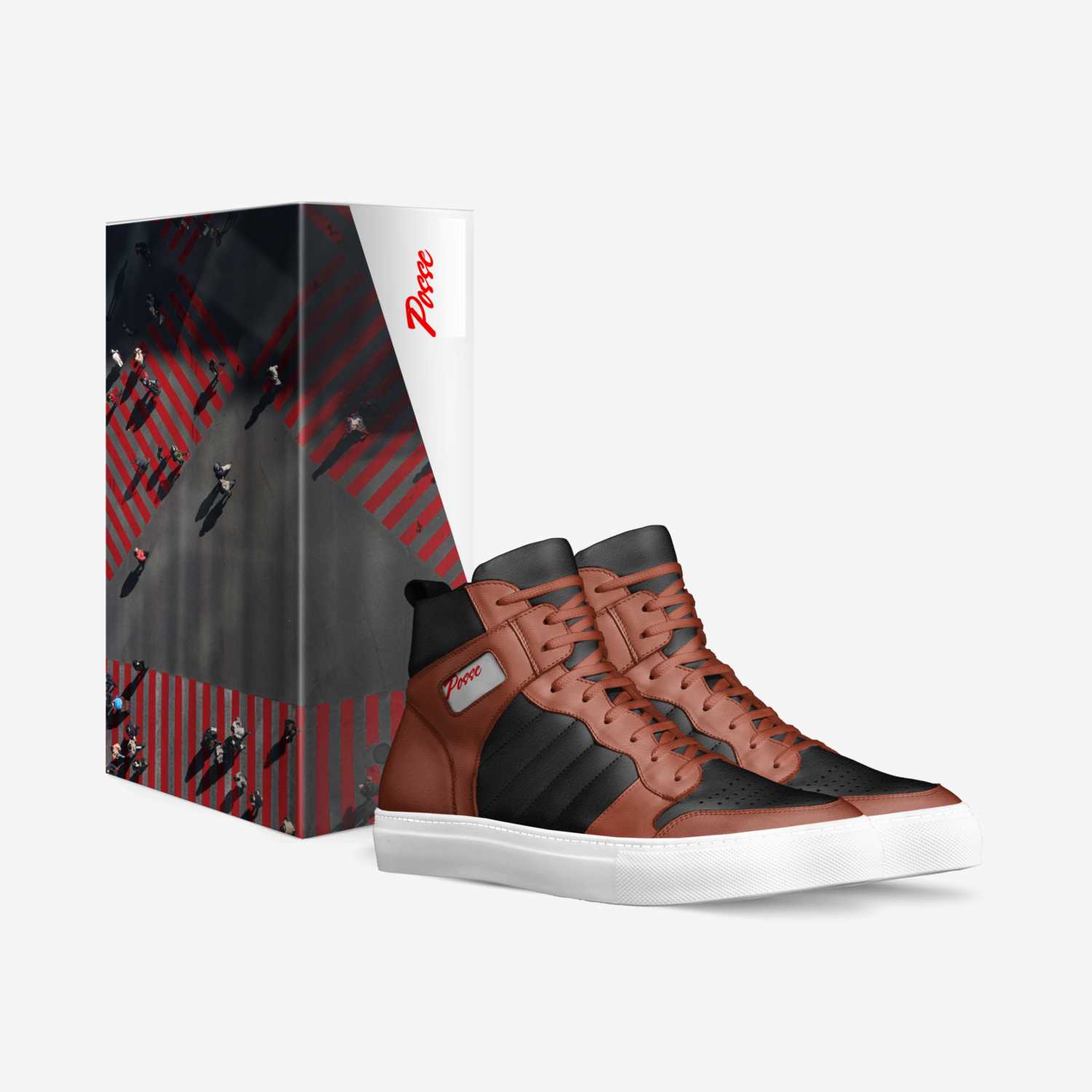 Posse STEPRZ custom made in Italy shoes by Jaydon Walton | Box view