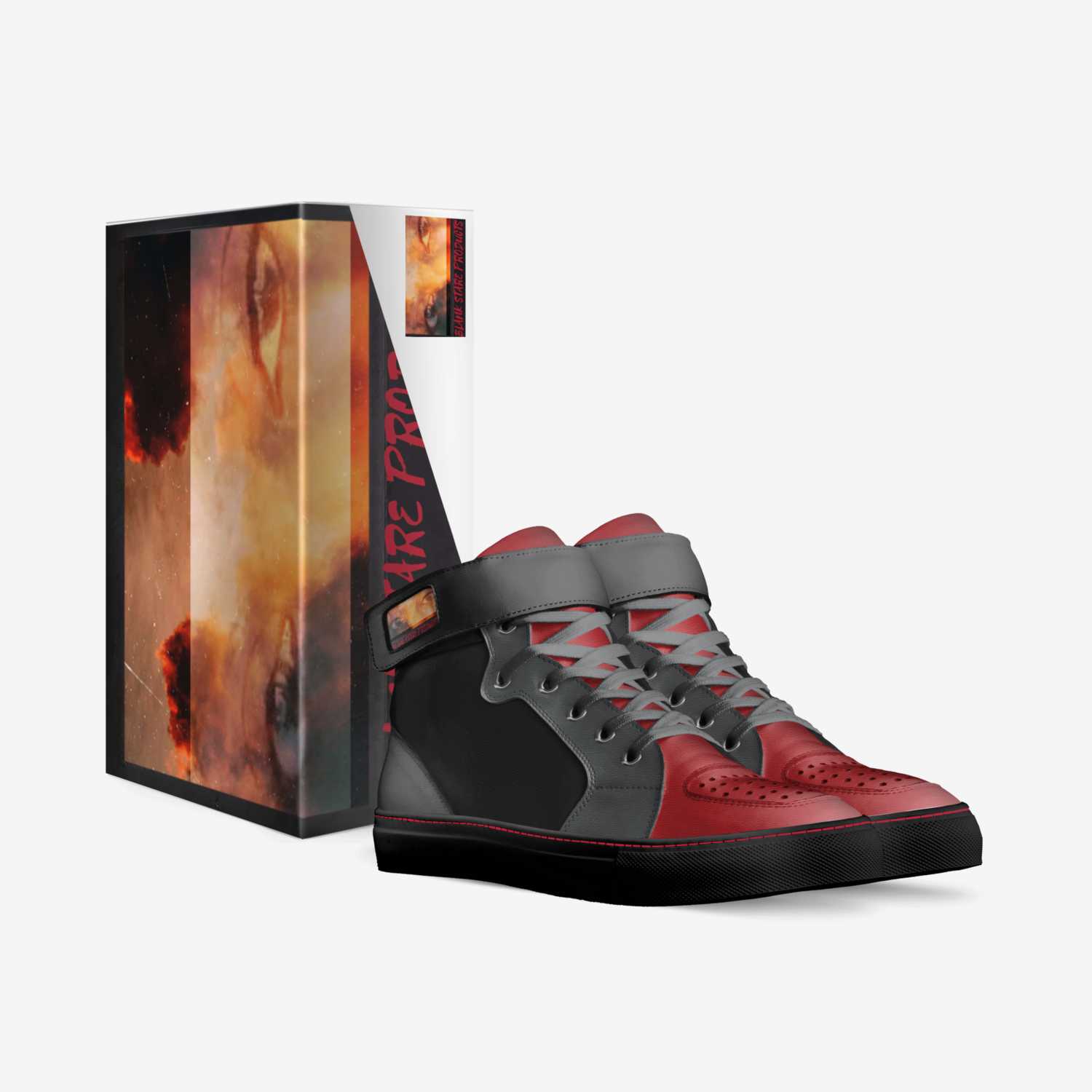 Blank Stare custom made in Italy shoes by Vonetta Johnson | Box view