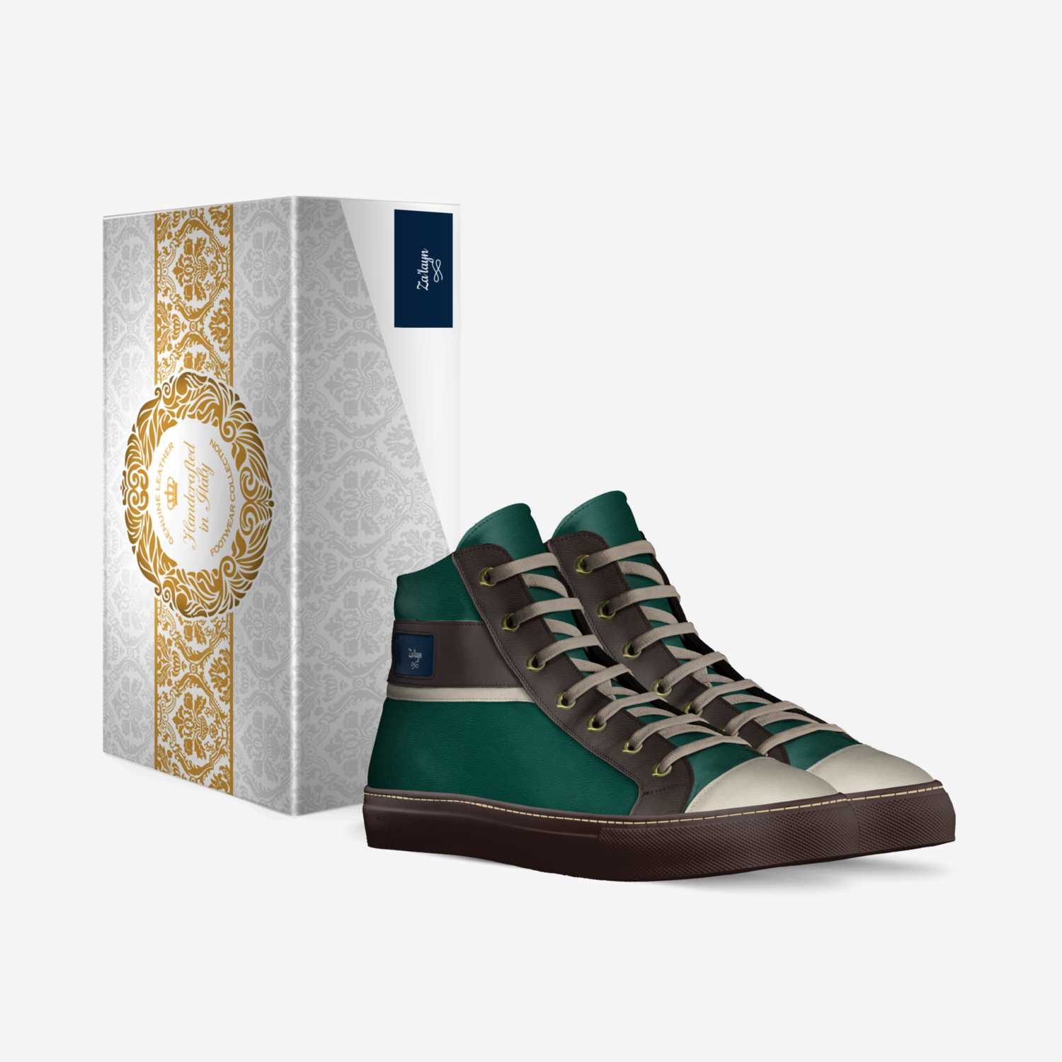 Za'layn custom made in Italy shoes by Alayna Johnson | Box view