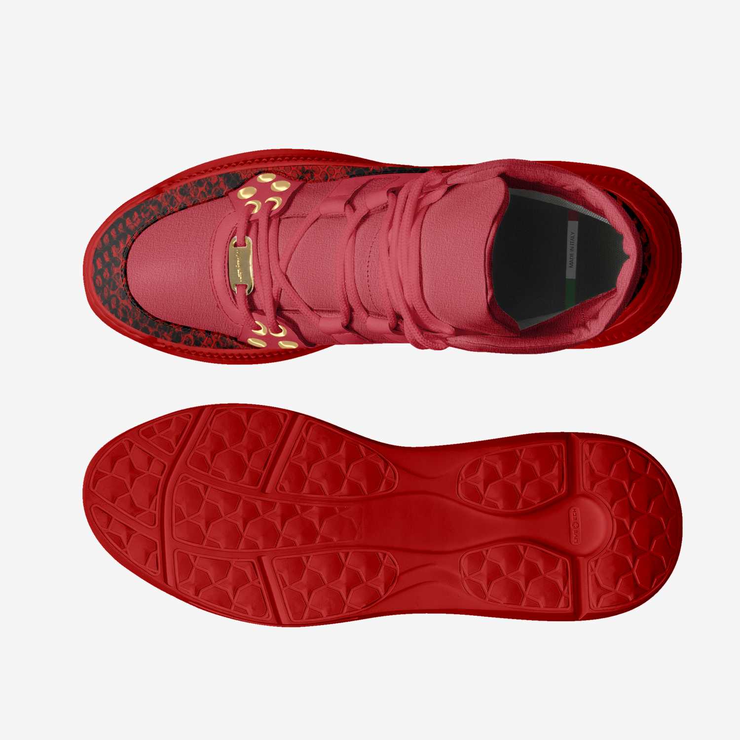 Moneyatti Drift224 custom made in Italy shoes by Moneyatti Brand | Top view
