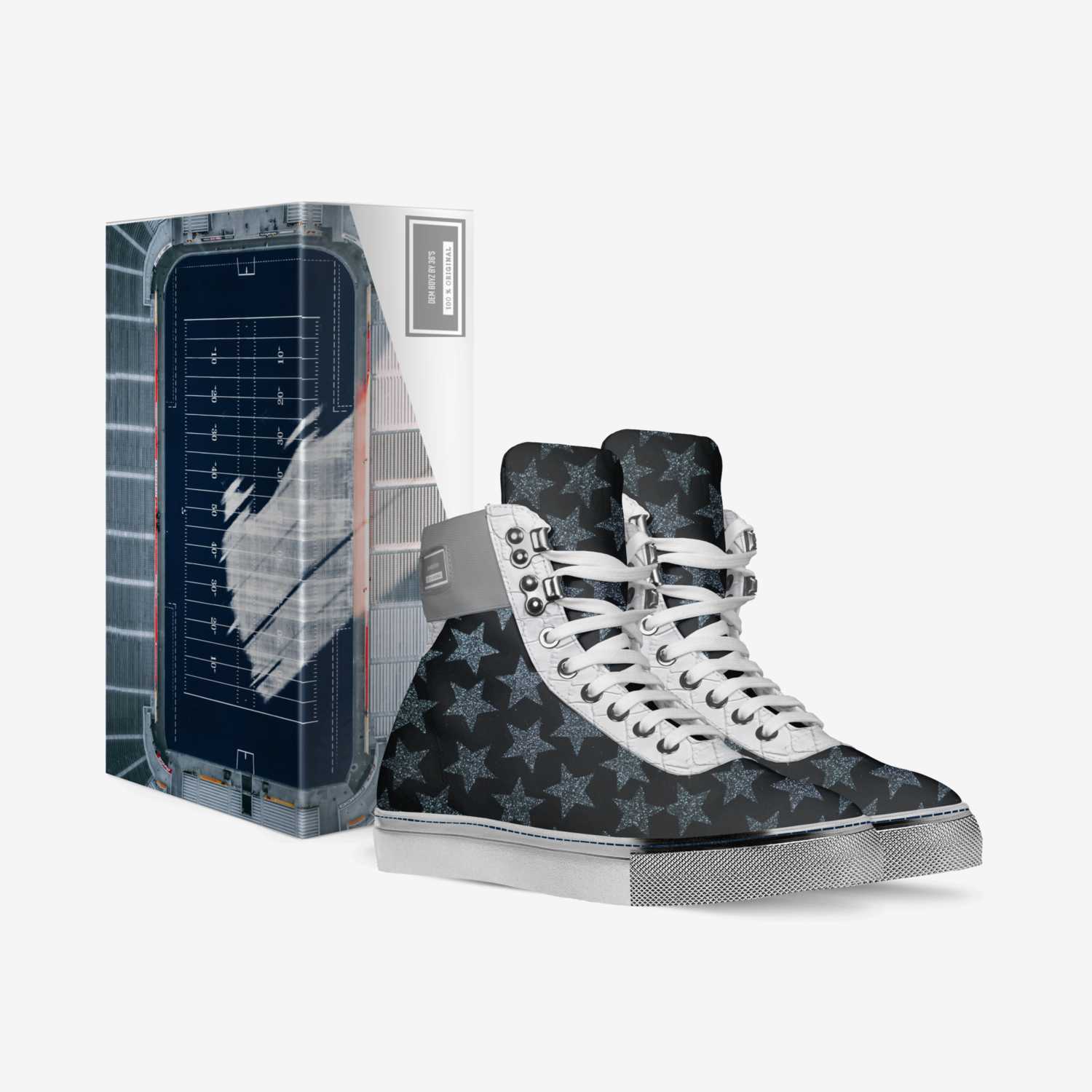 Dem Boyz By 36's custom made in Italy shoes by Aisha Williams | Box view