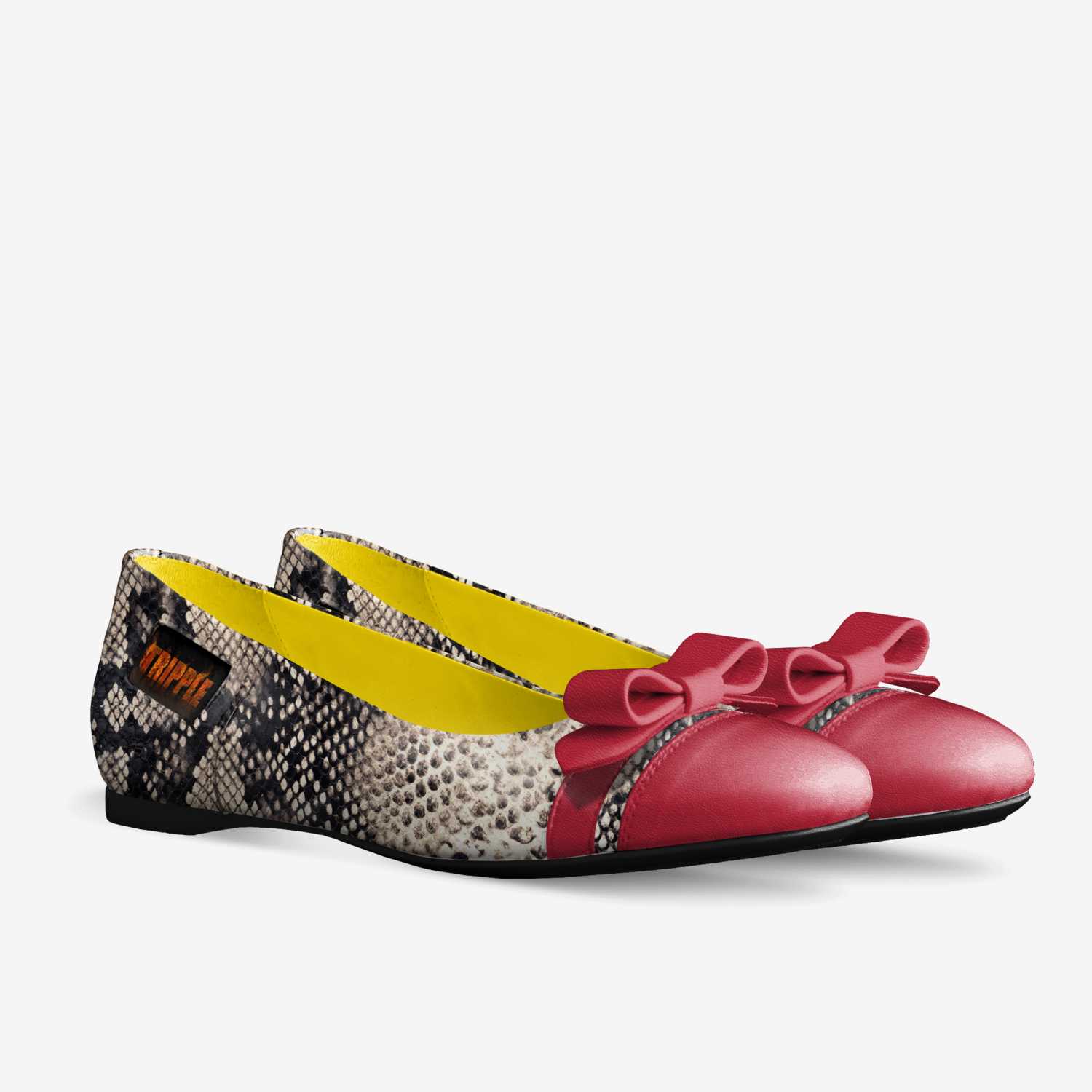 TRIPPLE_LADY SLIDE custom made in Italy shoes by Rachel Ekinde | Double view