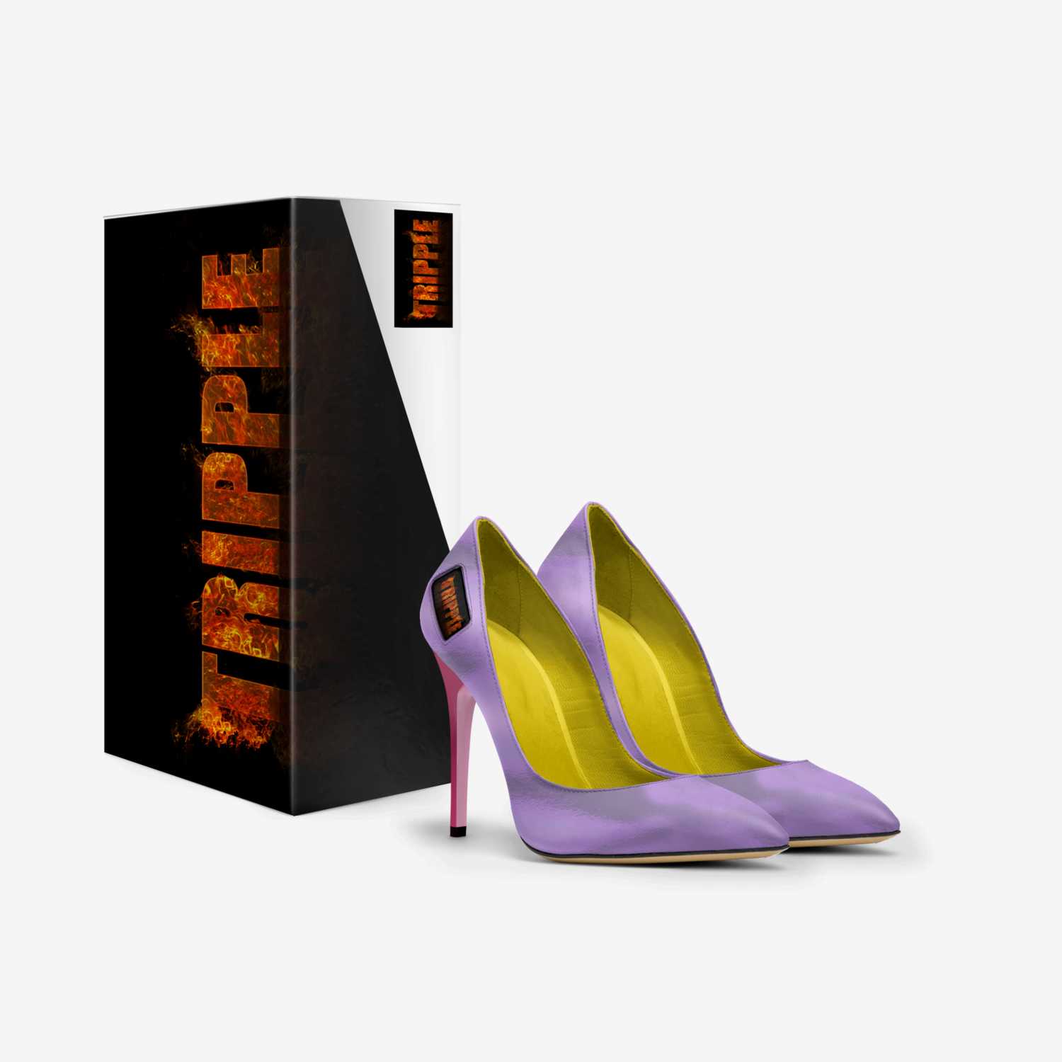 TRIPPLE_LADY  custom made in Italy shoes by Rachel Ekinde | Box view