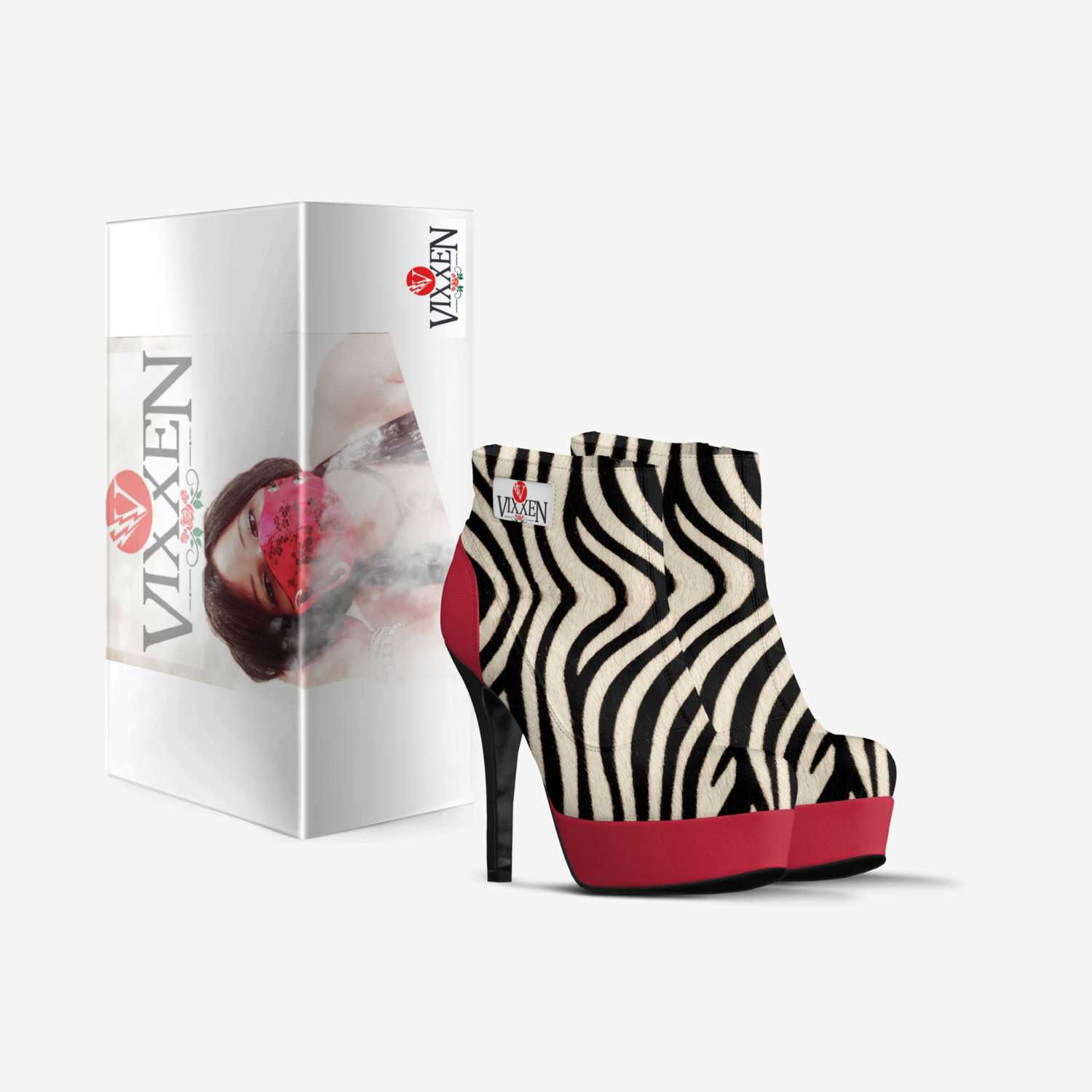 A Vixxen custom made in Italy shoes by April Via | Box view