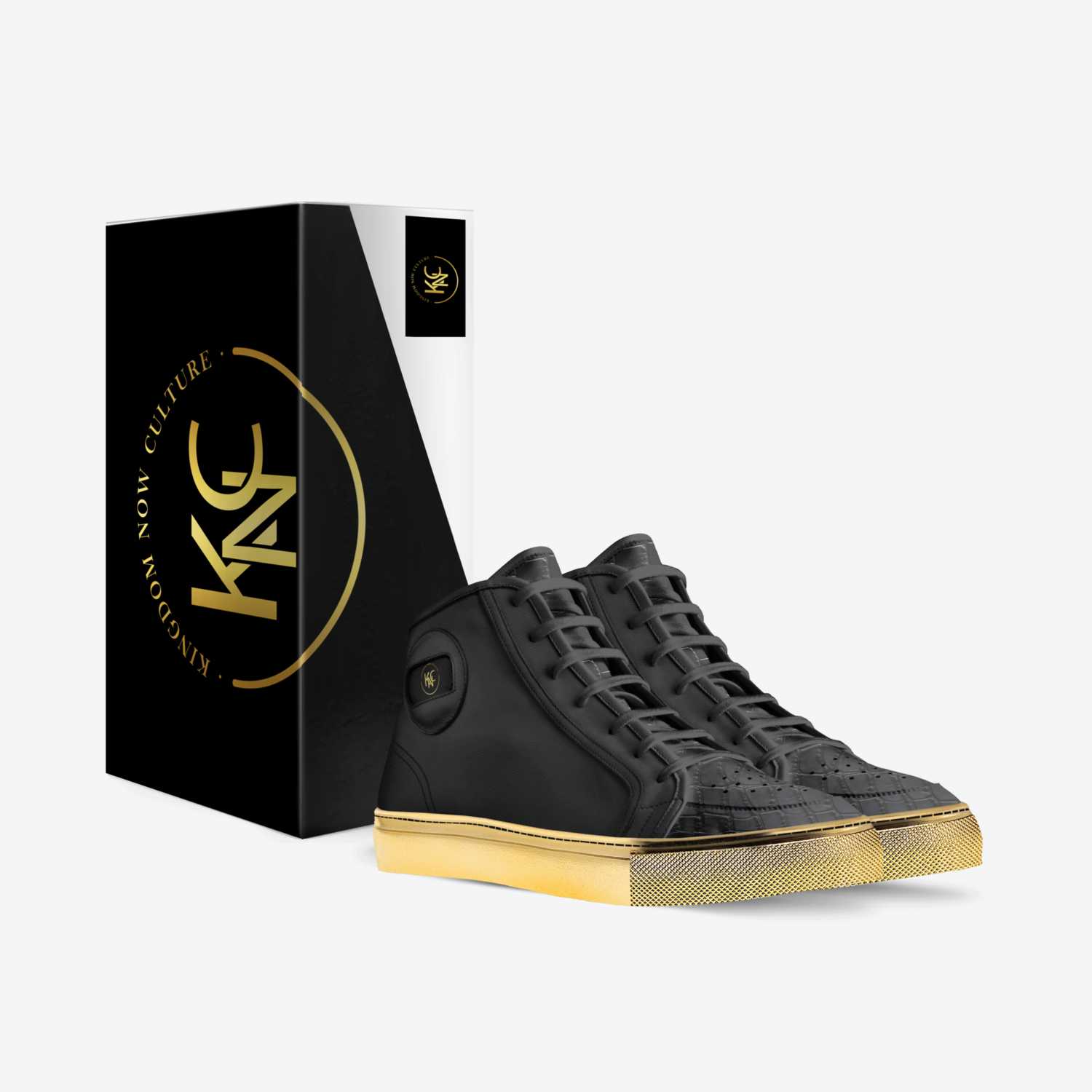 KNC custom made in Italy shoes by Roscoe Ezell | Box view