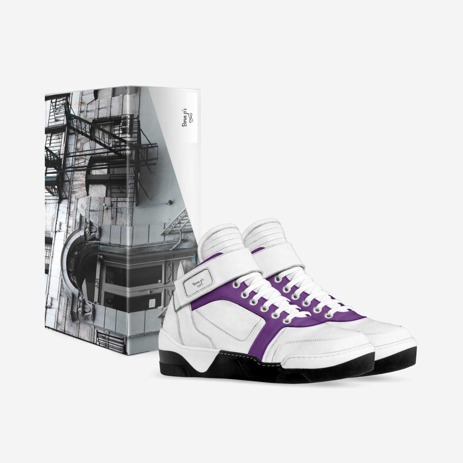 Born p's custom made in Italy shoes by Tiffany Jones | Box view