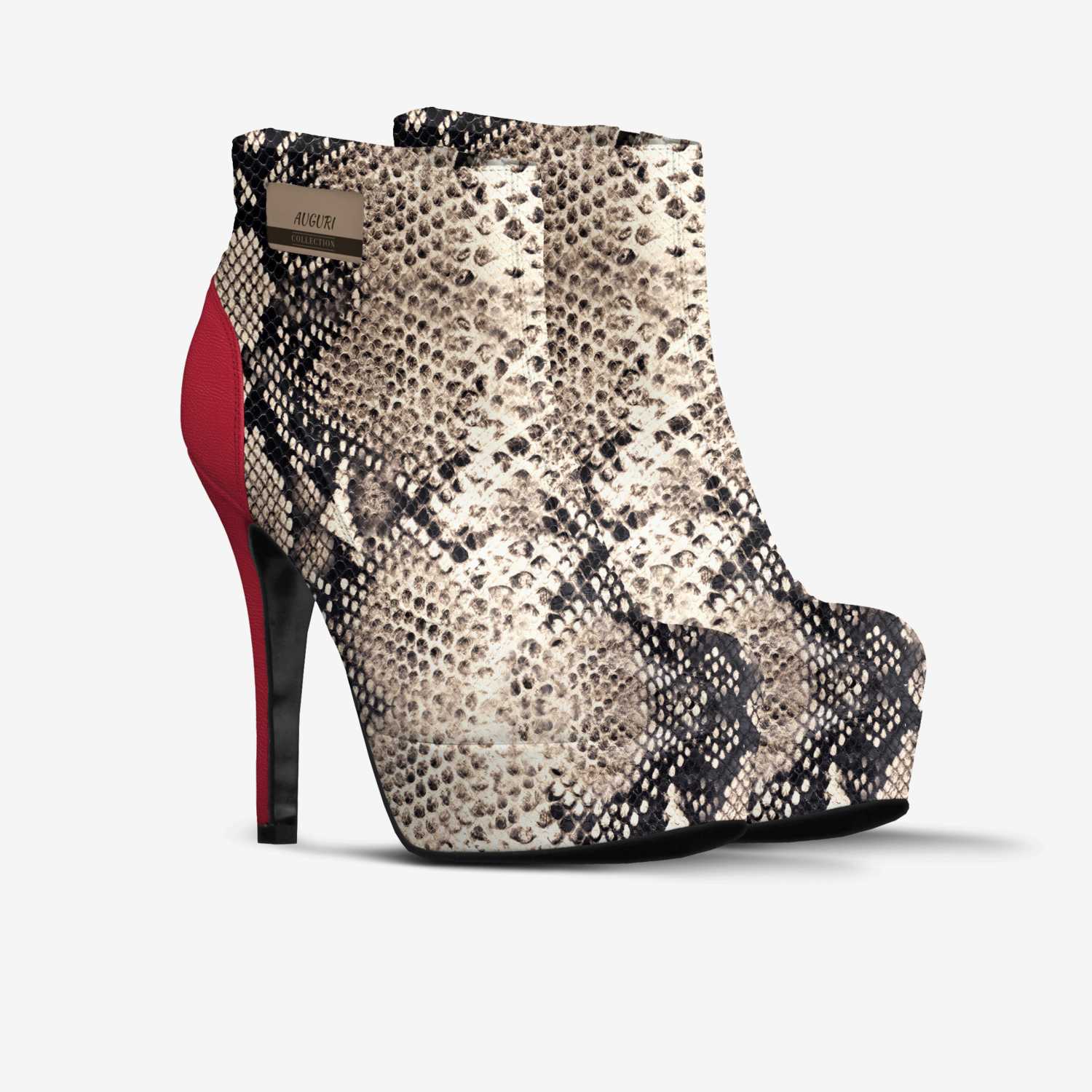 Double C custom made in Italy shoes by Kanitra Barrett | Double view