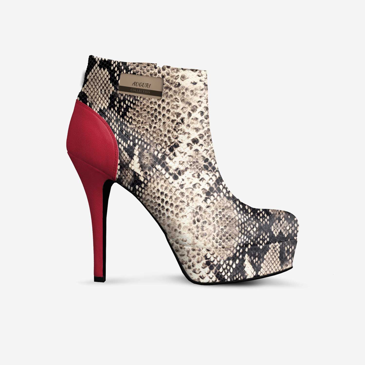 Double C custom made in Italy shoes by Kanitra Barrett | Side view