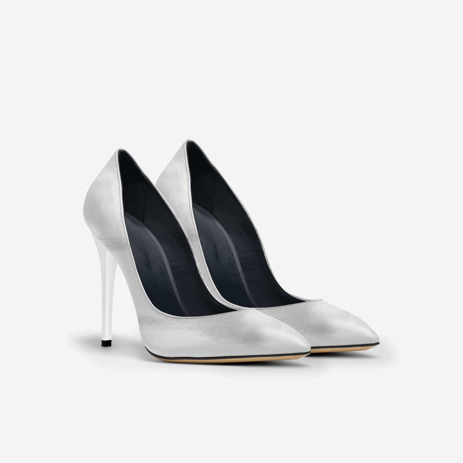 Smoky Heels custom made in Italy shoes by Di Ser Piero | Double view