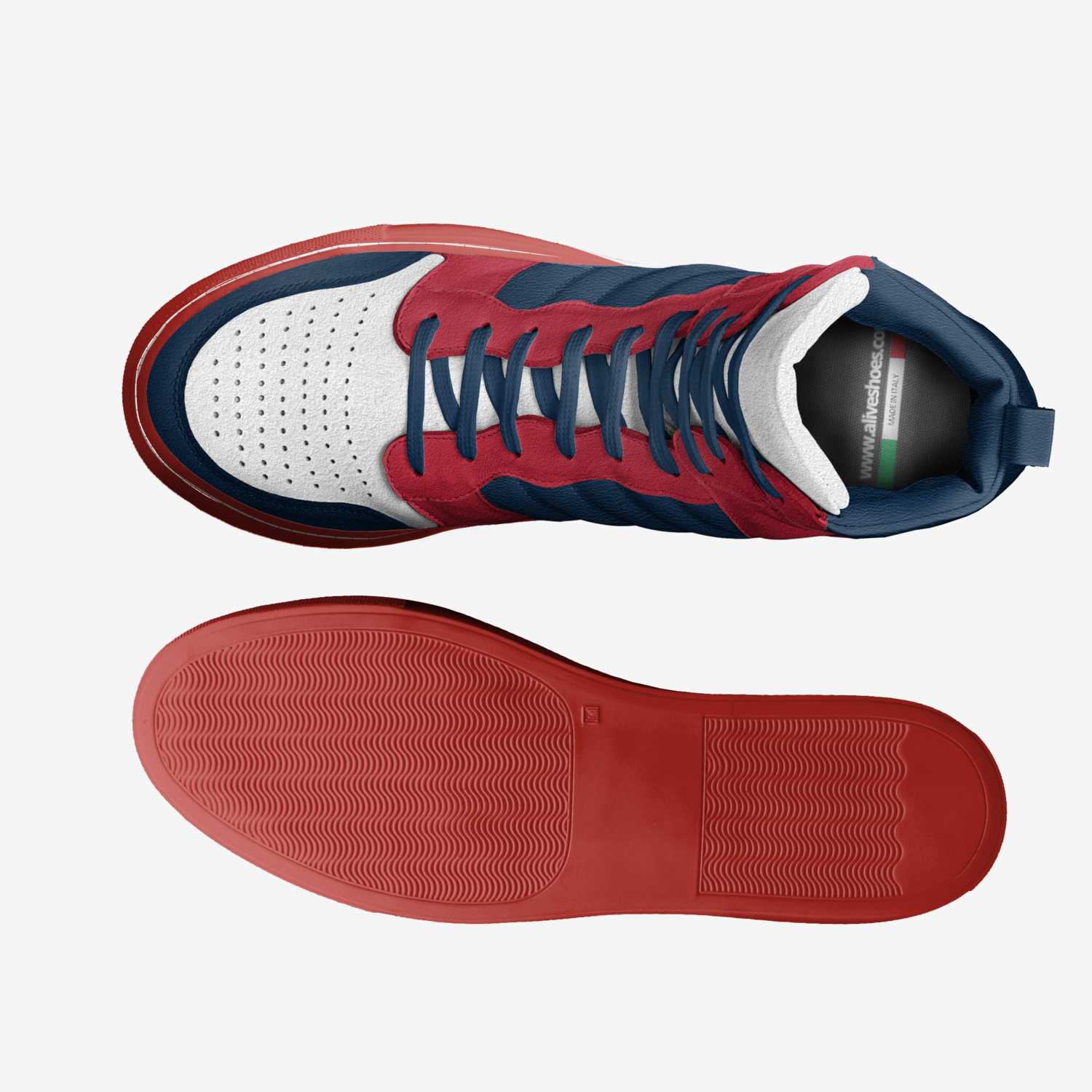 TEEJ custom made in Italy shoes by Terry Esquibel | Top view