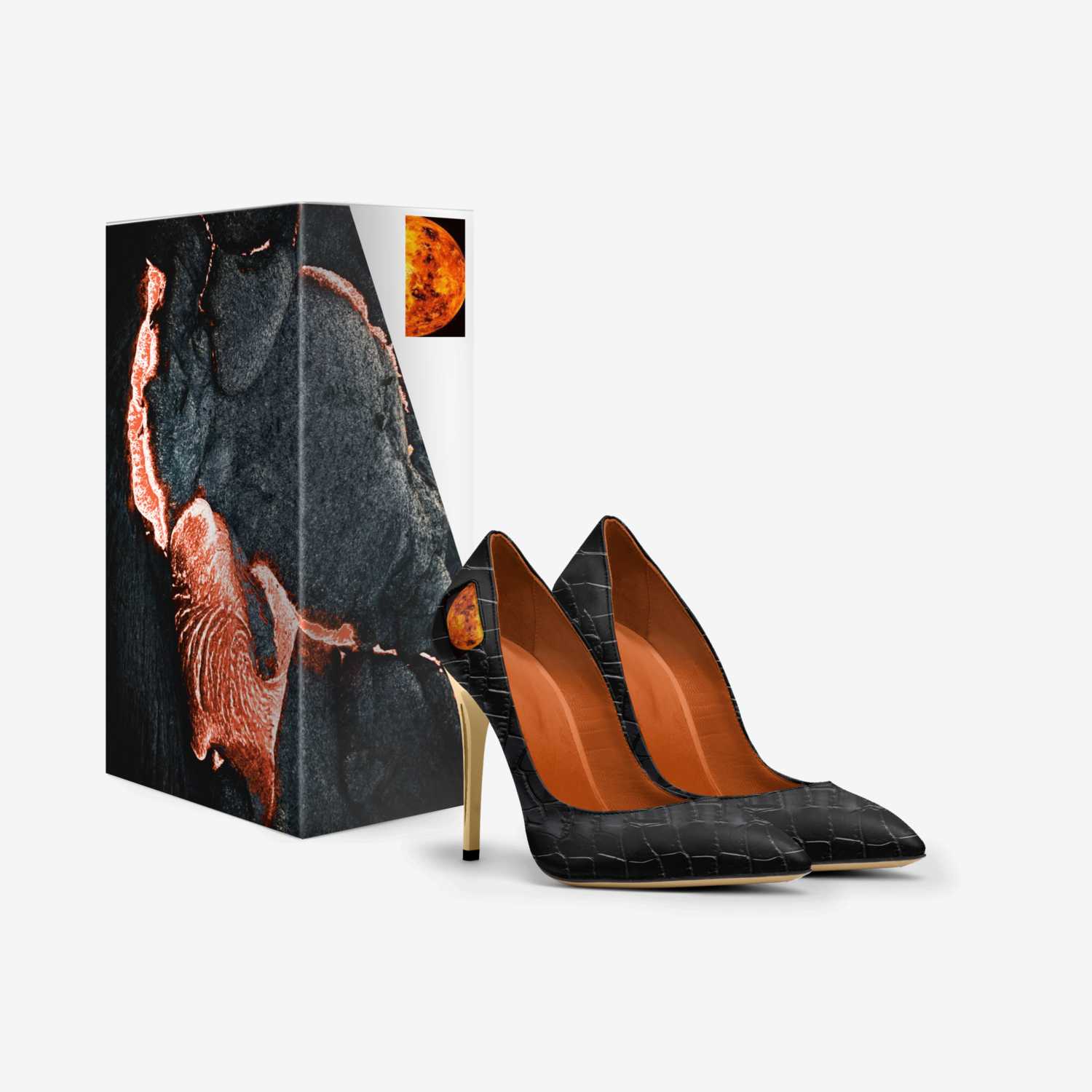 Mercury for Her custom made in Italy shoes by Cedric Harris | Box view