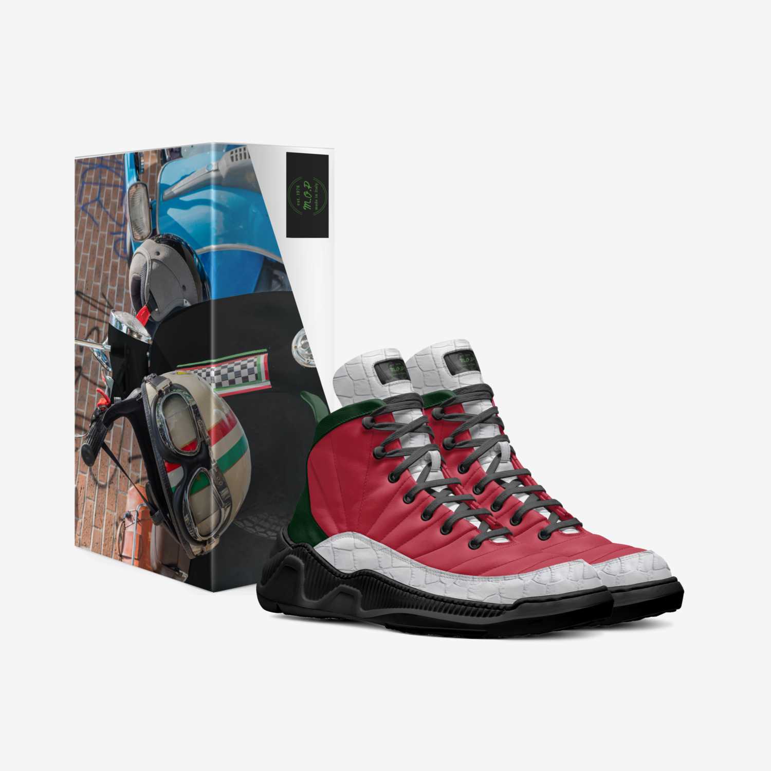 M.O.P custom made in Italy shoes by Mark Johnson | Box view