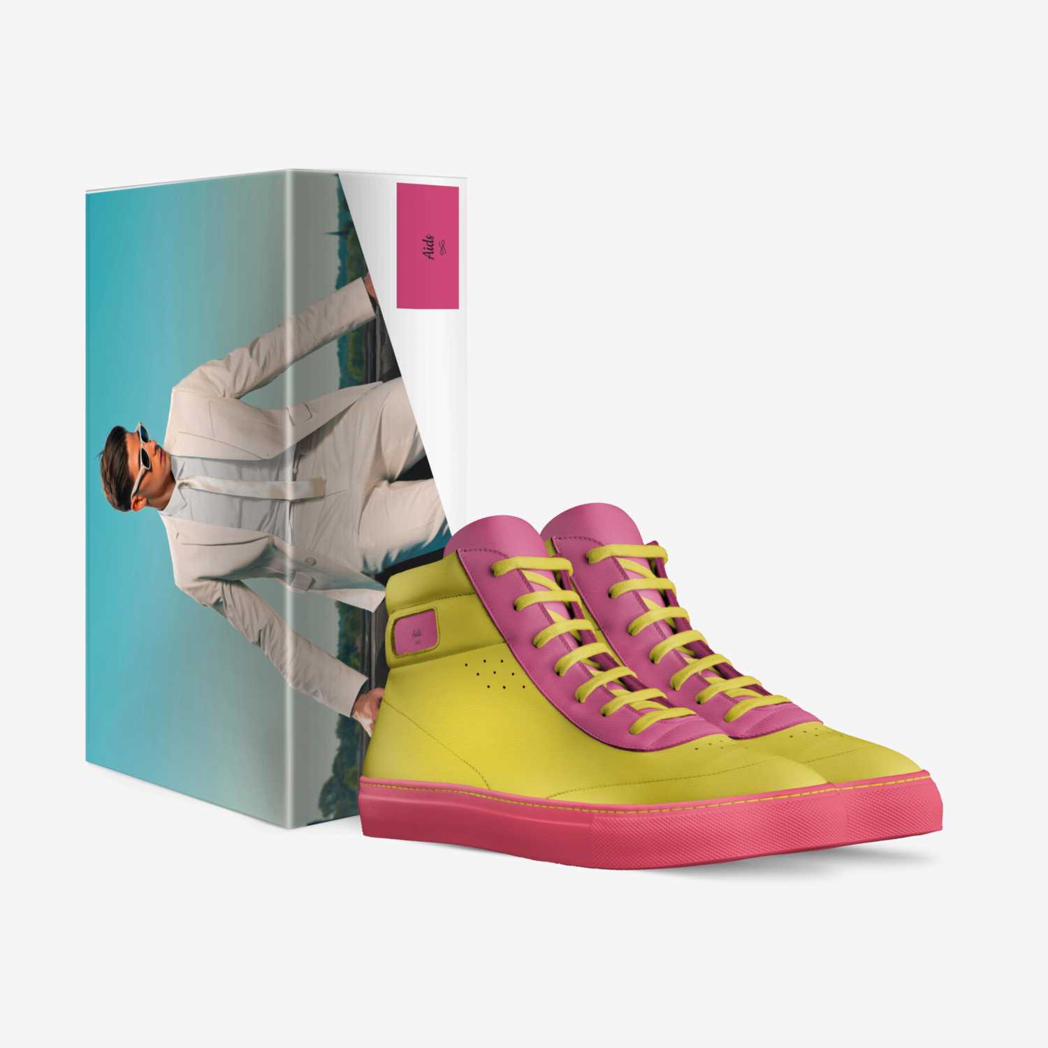 Aids custom made in Italy shoes by Aiden Addiscott | Box view