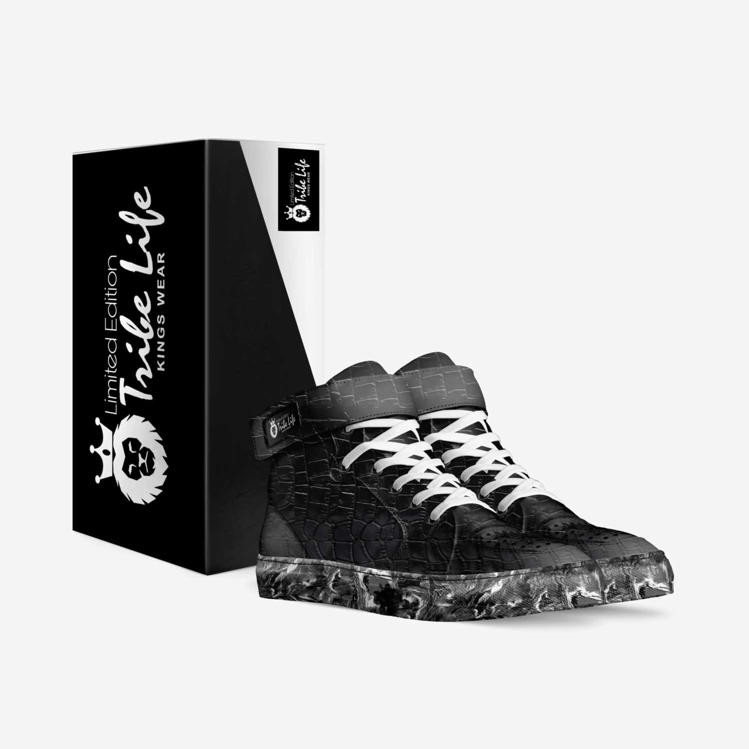 Tribe Life custom made in Italy shoes by Travis Grace | Box view