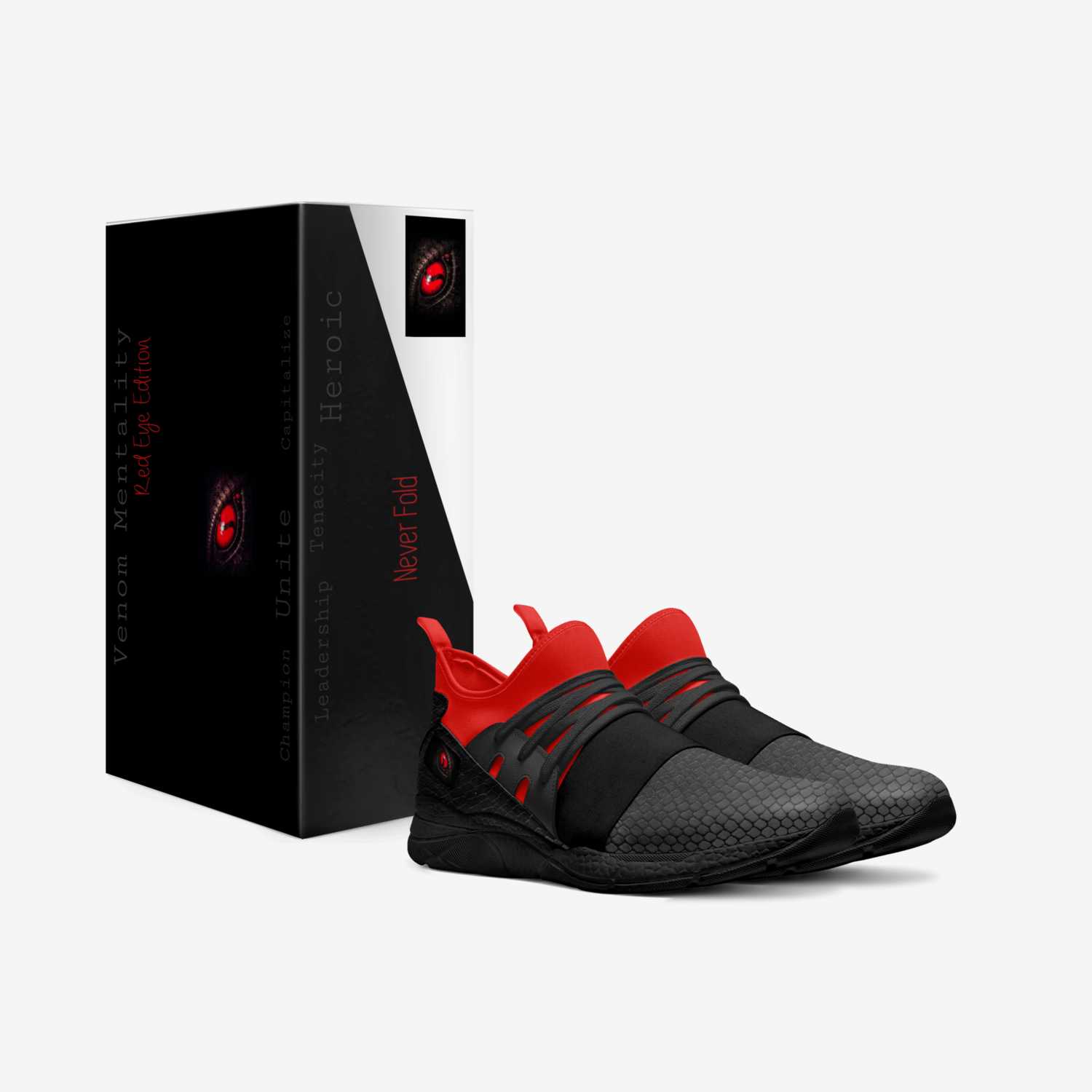 VM Red Eye custom made in Italy shoes by The Profit Team | Box view