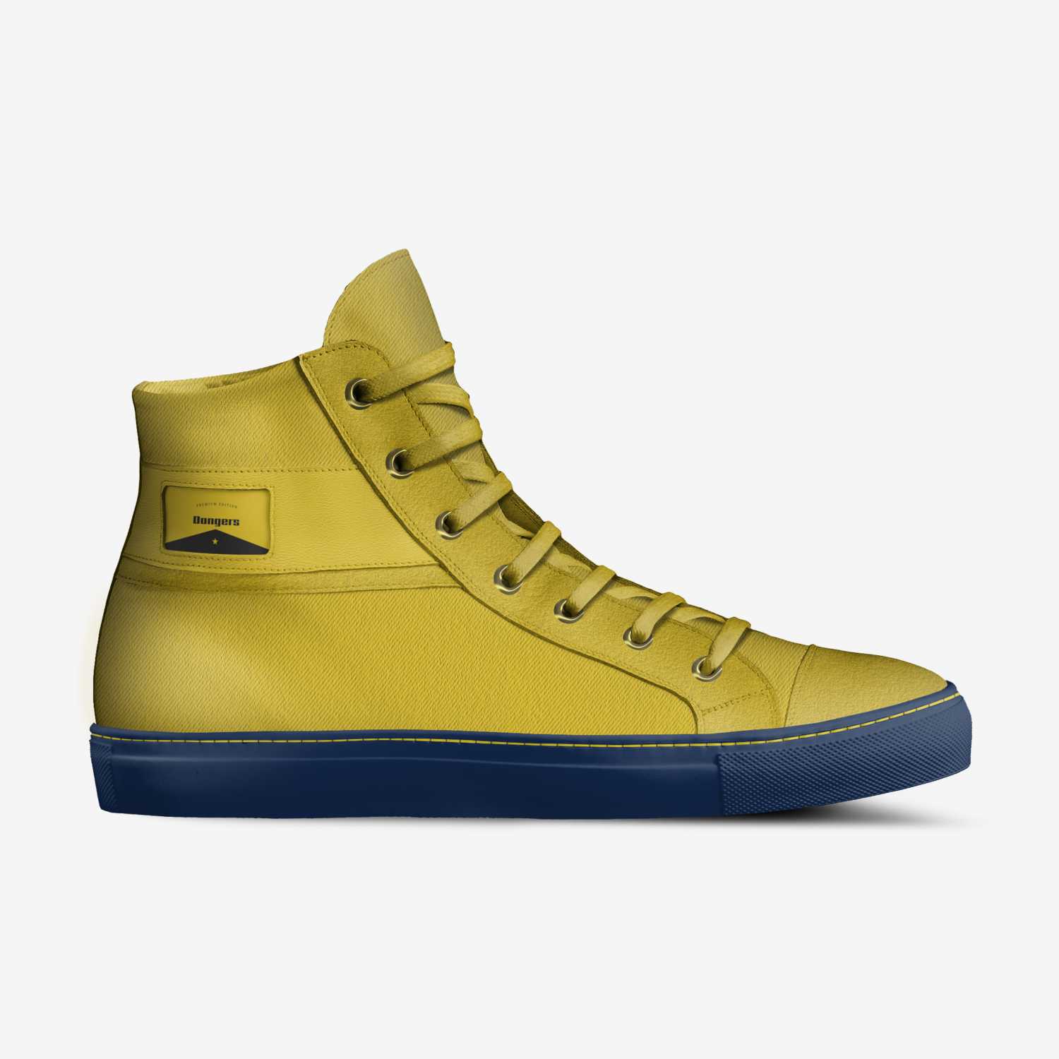 Shaq custom made in Italy shoes by Alex Dangers | Side view