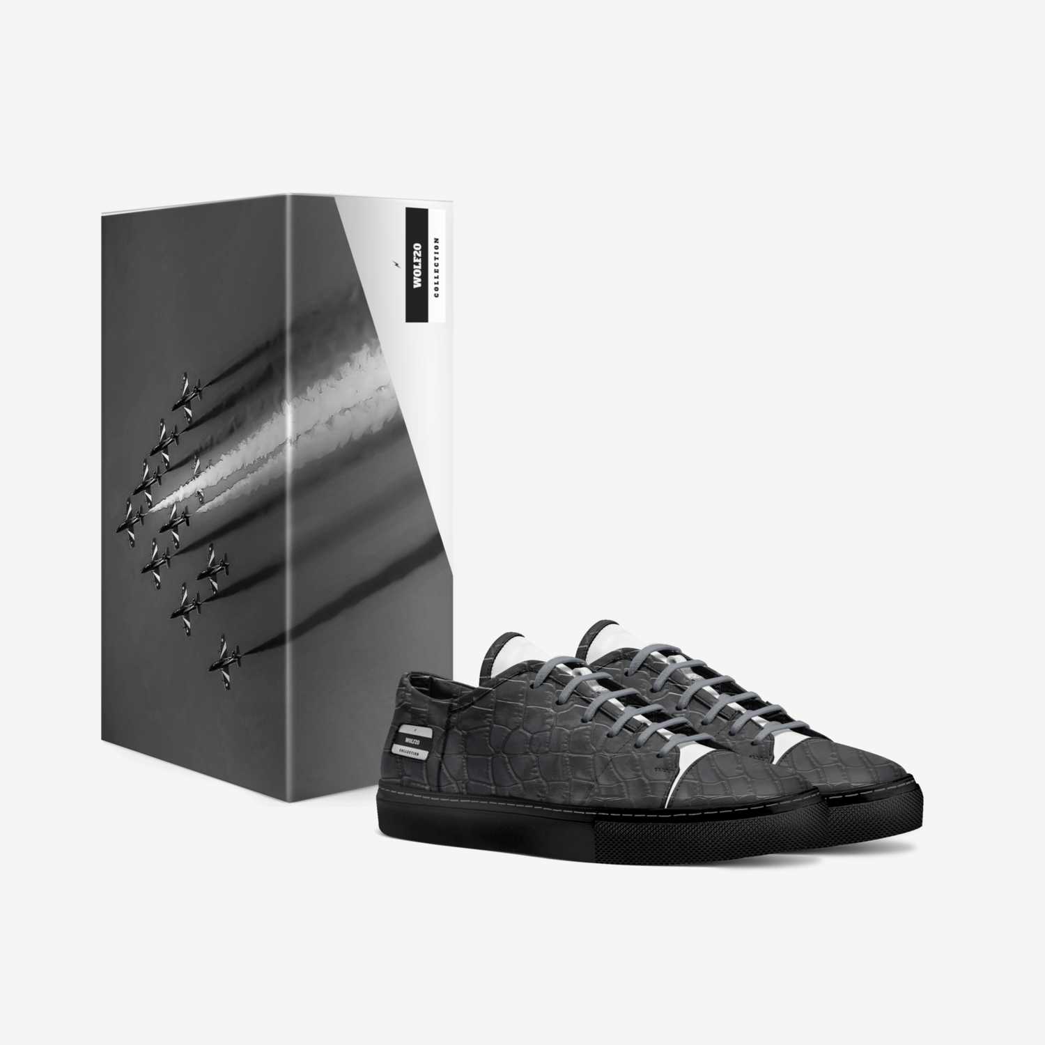 WOLF20 custom made in Italy shoes by Laron Johnson | Box view