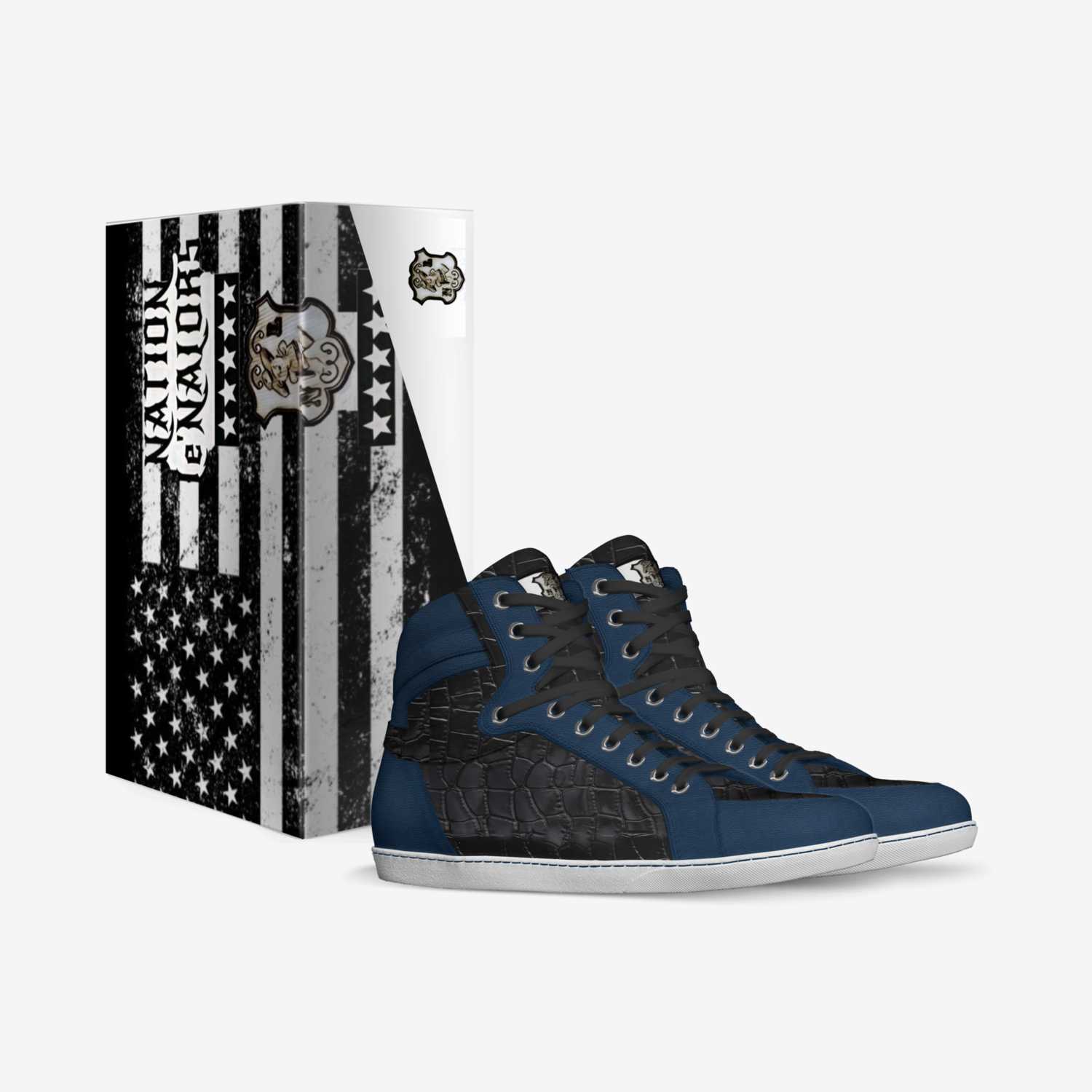 Le'NALORS LACED custom made in Italy shoes by Kevin Hickman | Box view