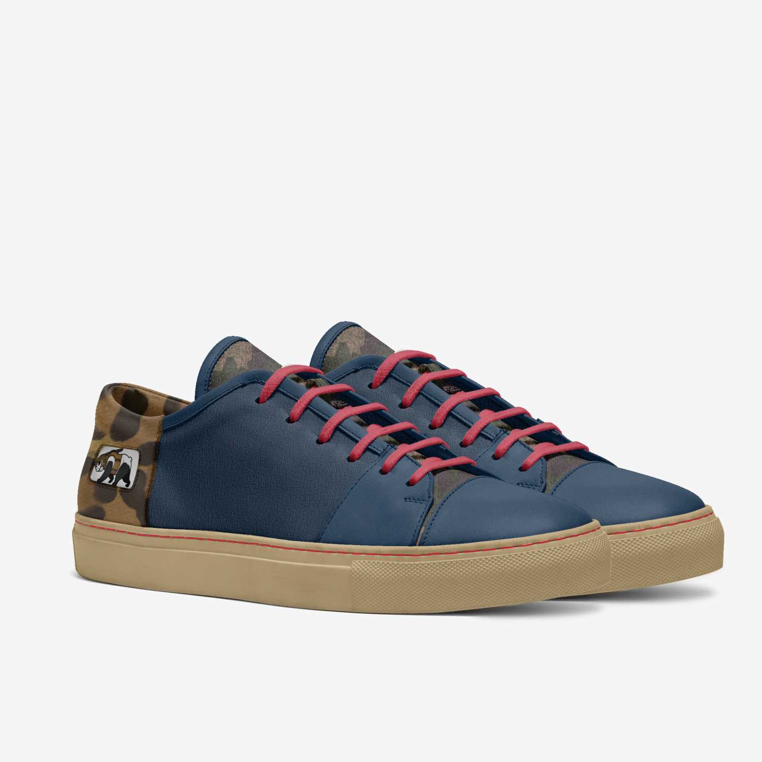 USA Panda custom made in Italy shoes by Ryan Hunt | Double view