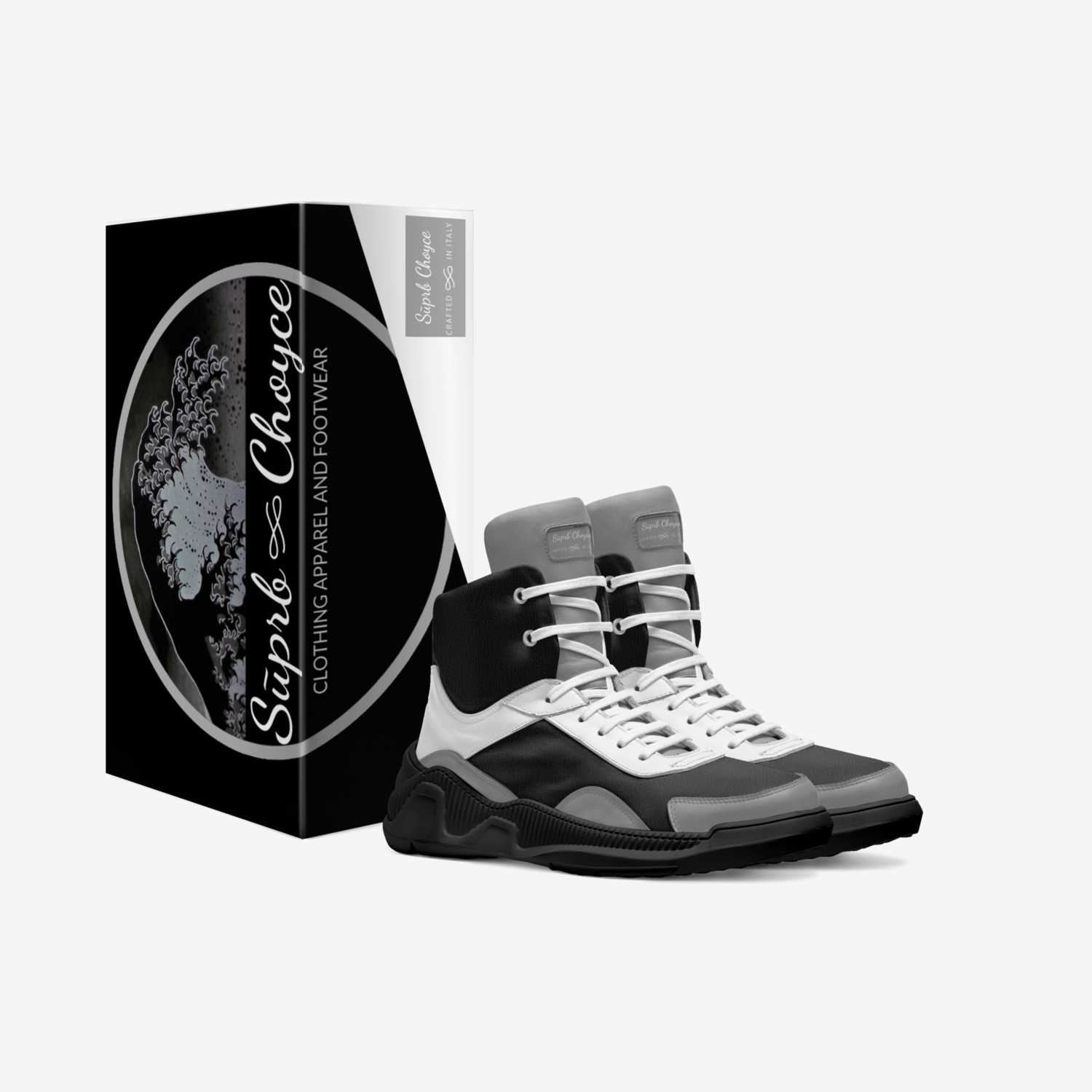 Sūprb Choyce  custom made in Italy shoes by Omari Choyce | Box view