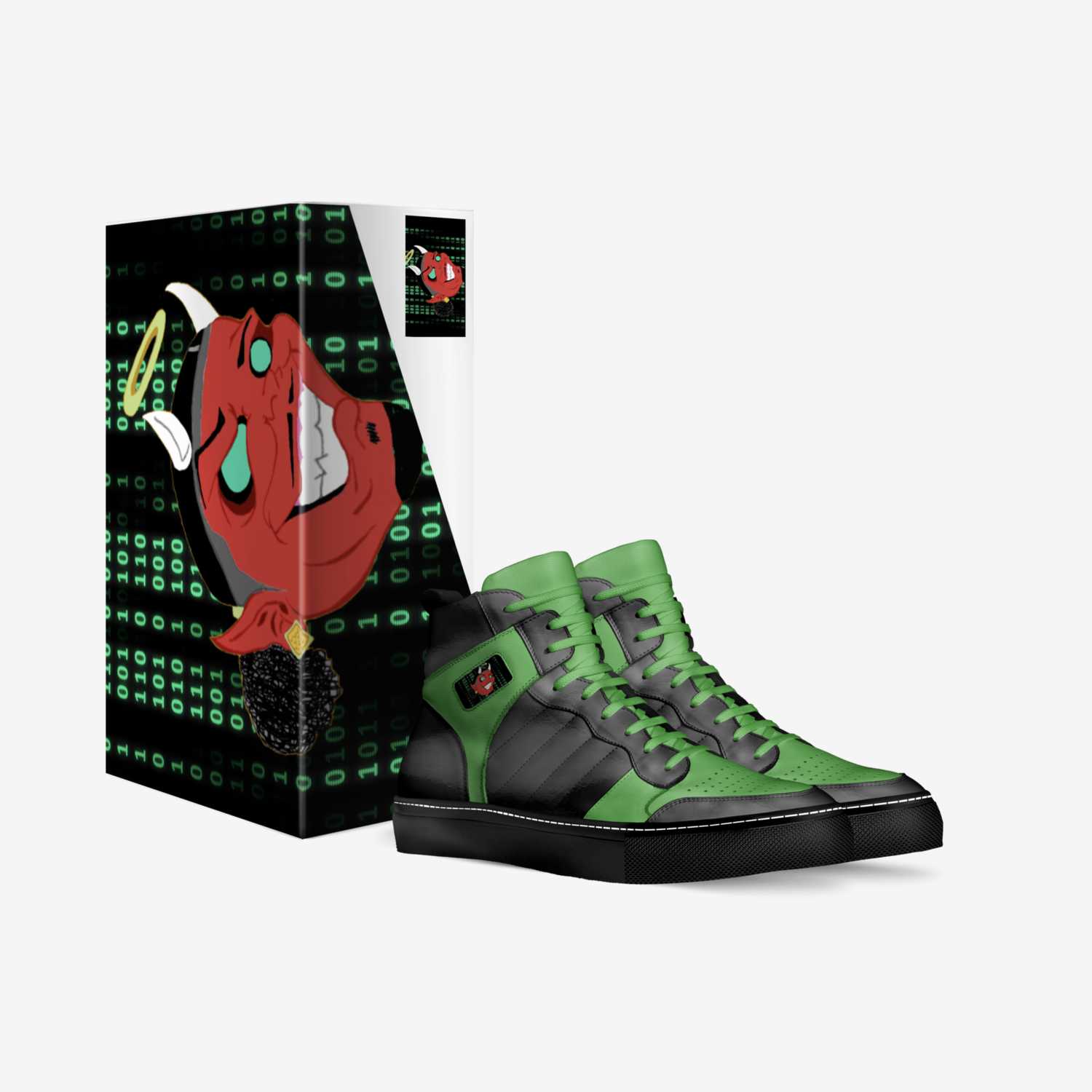 Basic Matrix custom made in Italy shoes by Sin Da God | Box view