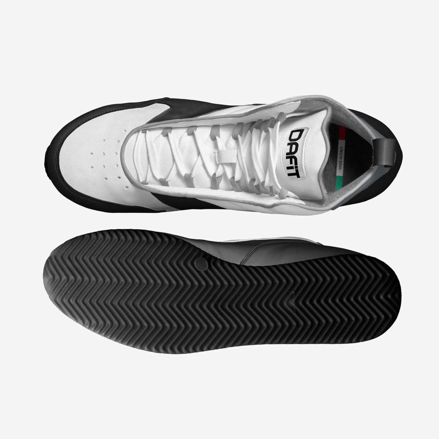 DAFIT TRACK custom made in Italy shoes by Michael Brownlee | Top view