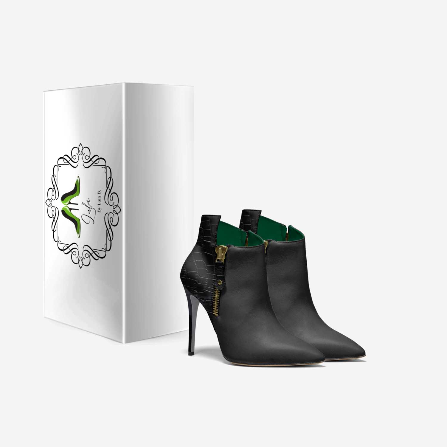 Queen V custom made in Italy shoes by Lula B | Box view