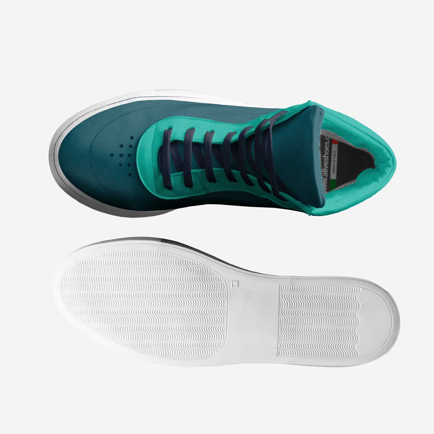 Lumen  custom made in Italy shoes by Luke Davies | Top view
