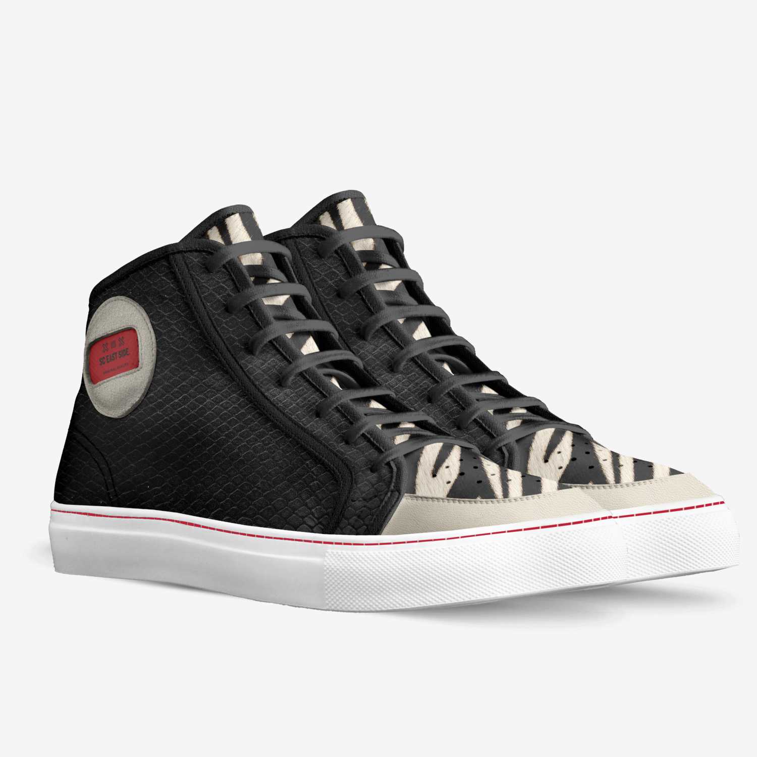 SC East Side. custom made in Italy shoes by Sarah Weaver | Double view