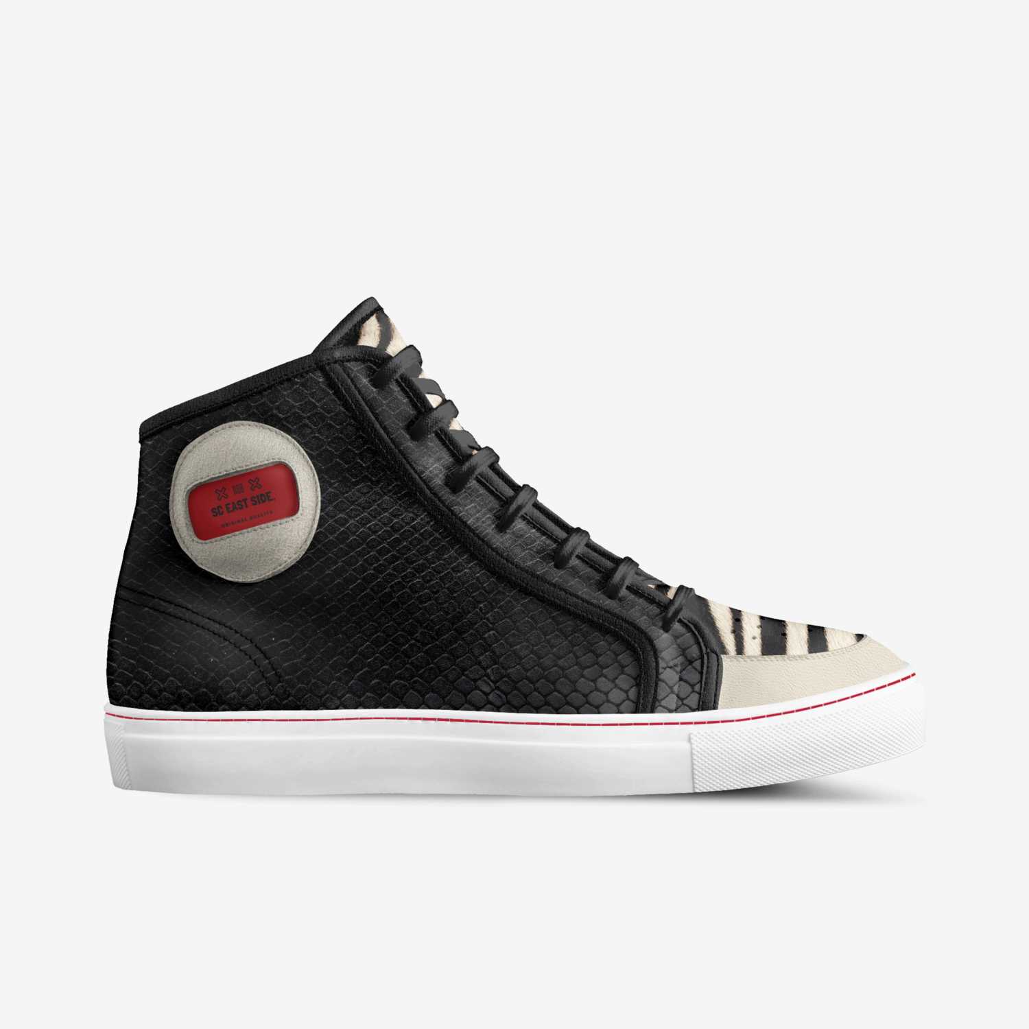 SC East Side. custom made in Italy shoes by Sarah Weaver | Side view