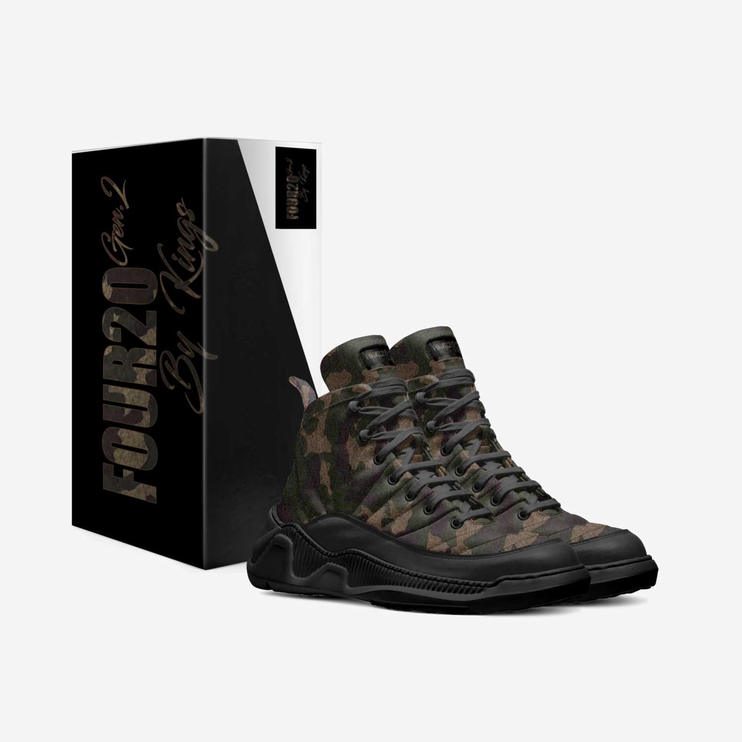 FOUR20-SOLDIERS custom made in Italy shoes by Jeffrey "king" Robinson Sr | Box view