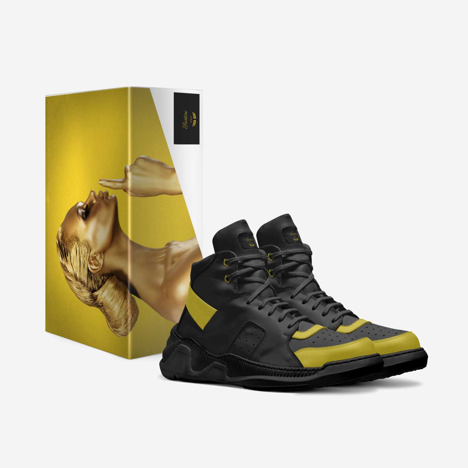 Santini  custom made in Italy shoes by Rafael Santana | Box view