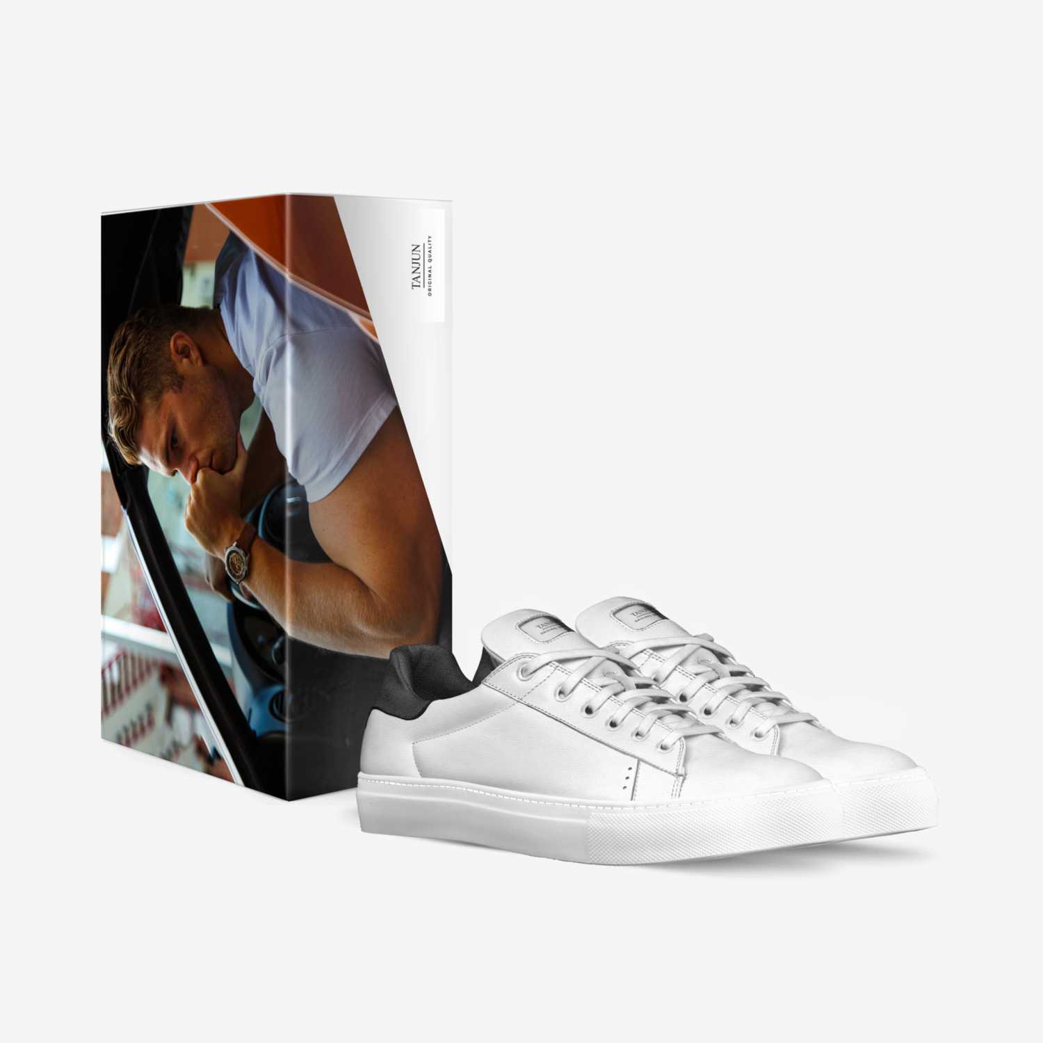 Tanjun custom made in Italy shoes by Darius Bradley | Box view